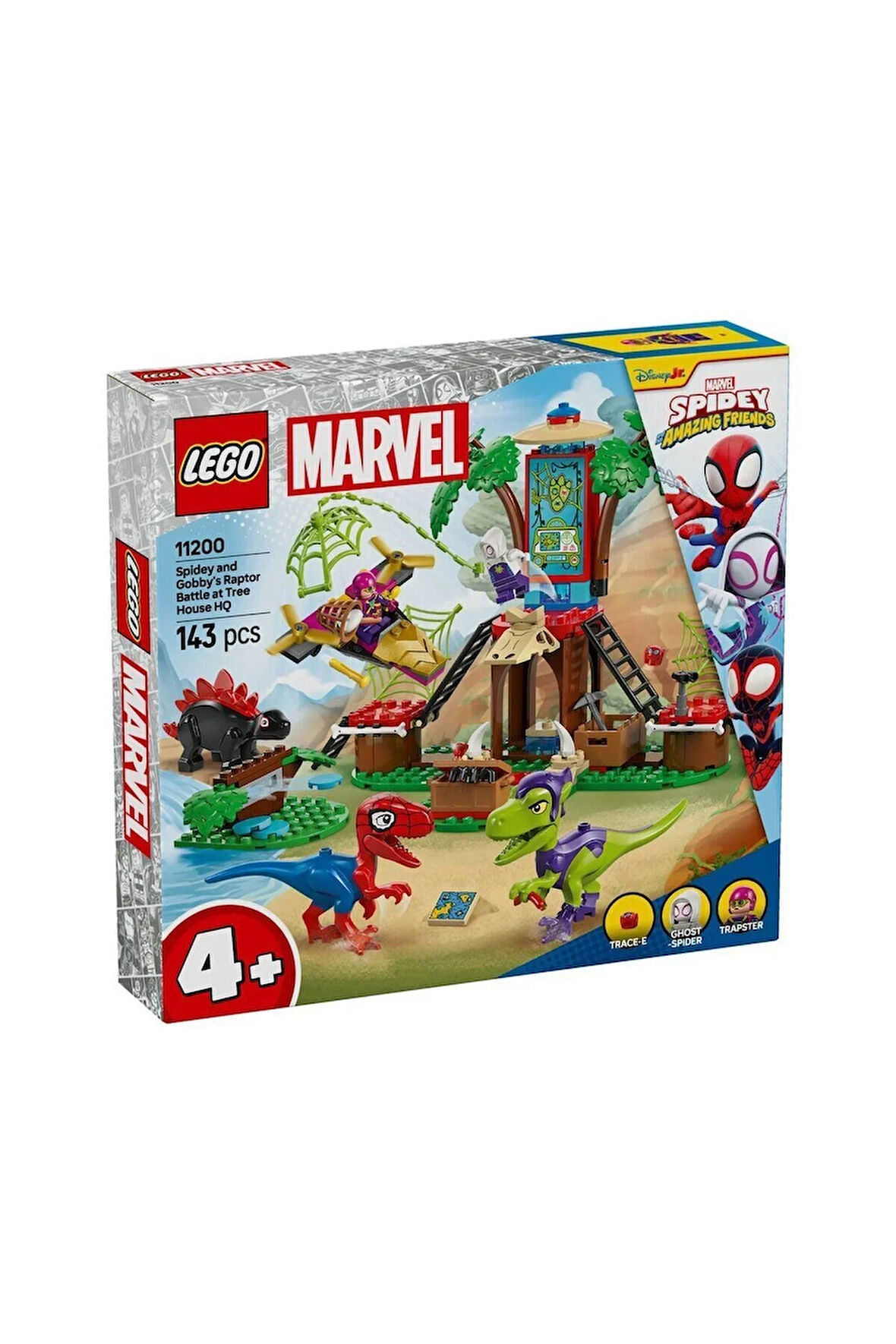 11200 - Spidey Ağaç Ev Karargahında Savaş 143 parça +4 yaş Kız Erkek Çocuk Oyuncak Eğiti