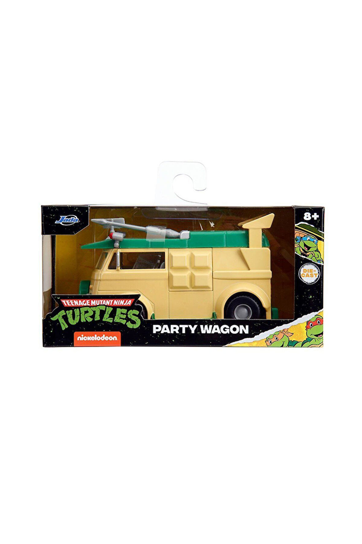 253282000 Jada Turtles Party Wagon 1:32 Kız Erkek Çocuk Oyuncak Eğitici Oyuncaklar