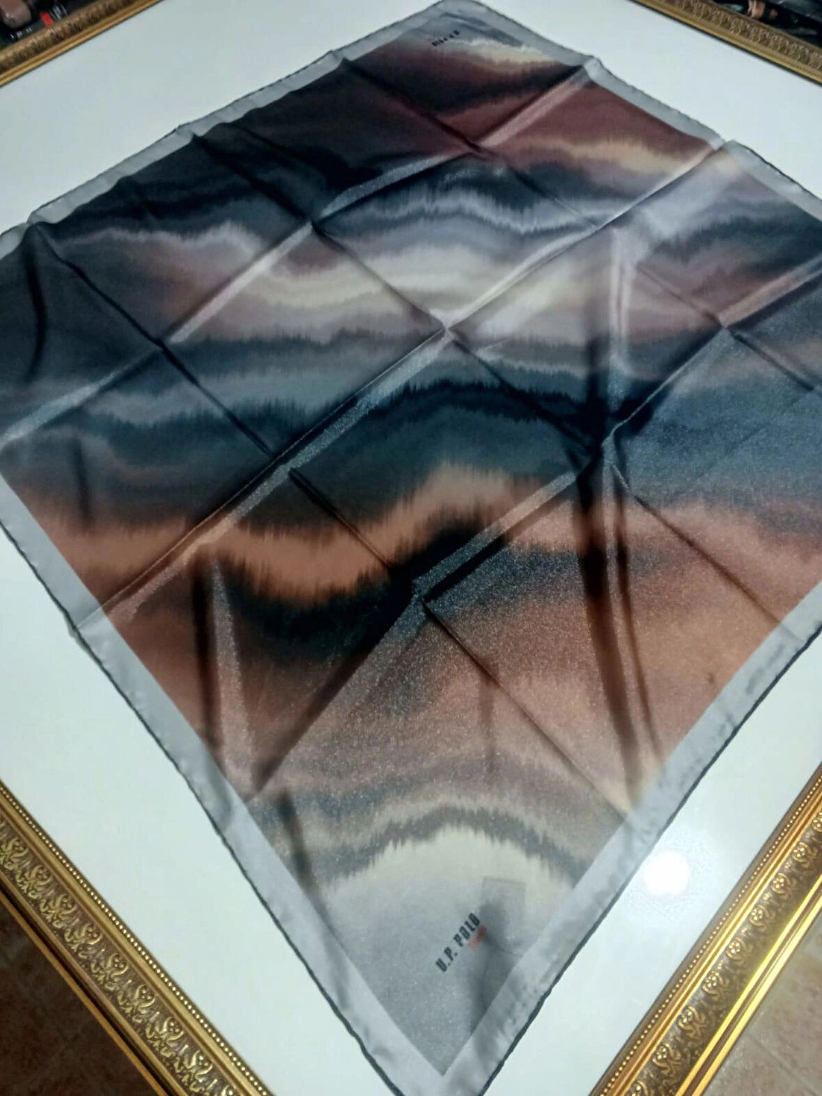 U.P POLO KRİSTAL EŞARP GRİ