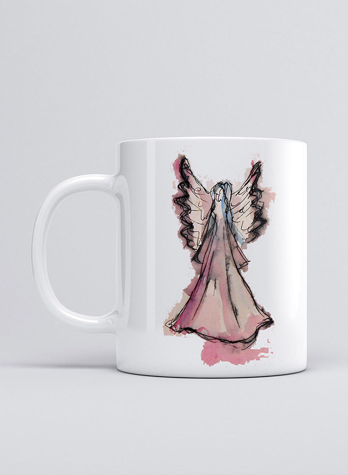 UADAC MELEKLER PİNK ANGEL KUPA MUG