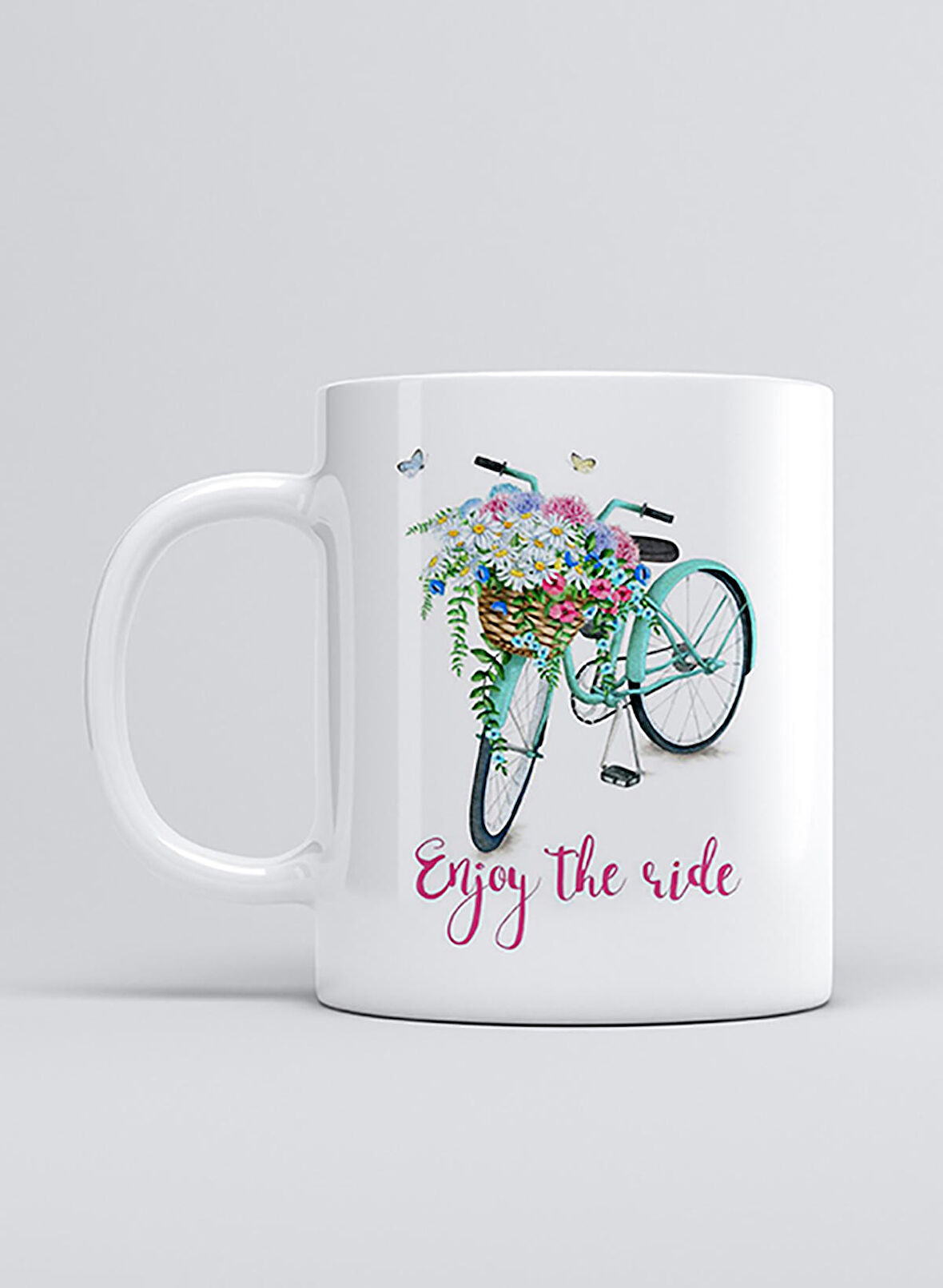 UADAC BİSİKLET ÇİÇEKLİ 02KUPA MUG