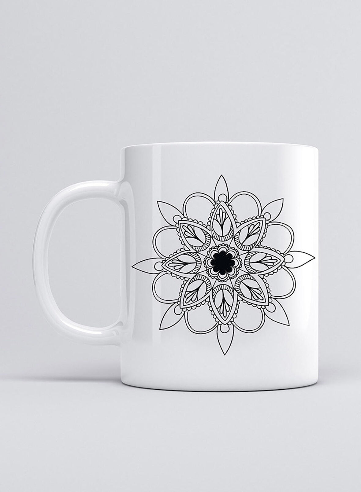 UADAC MANDALA BLACK 01 KUPA MUG