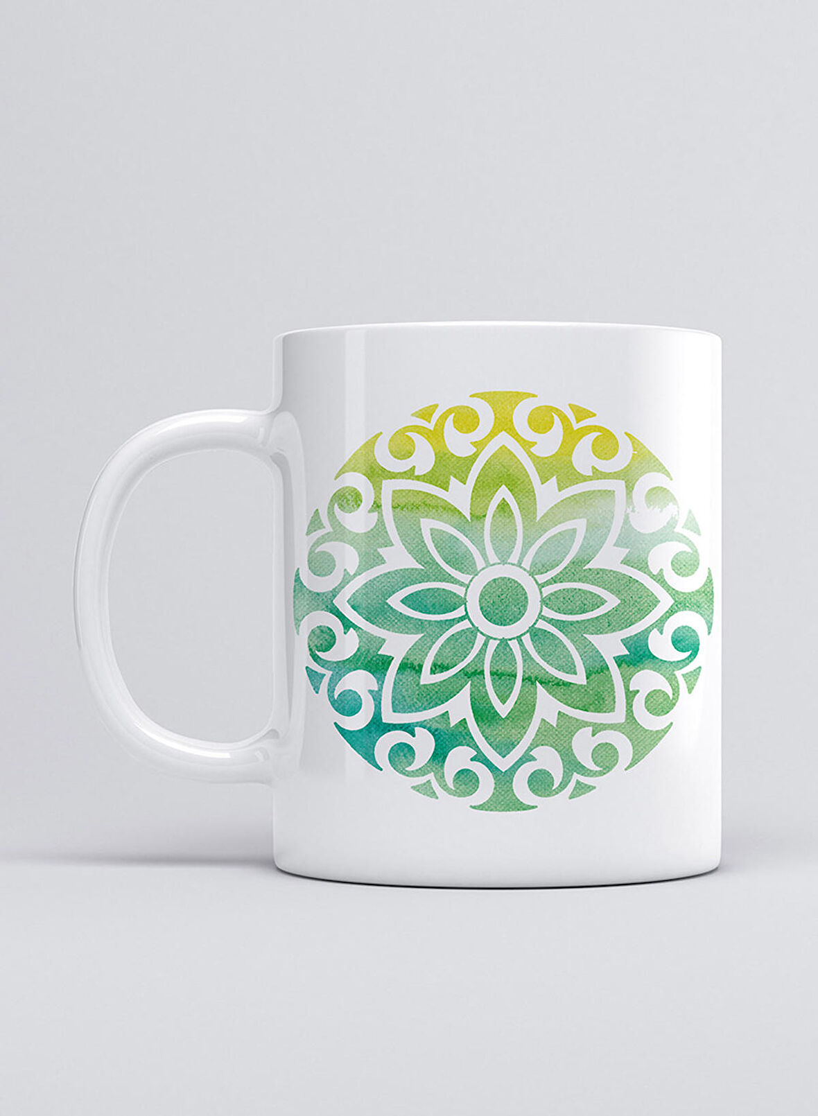 UADAC MANDALA GREEN 03 KUPA MUG