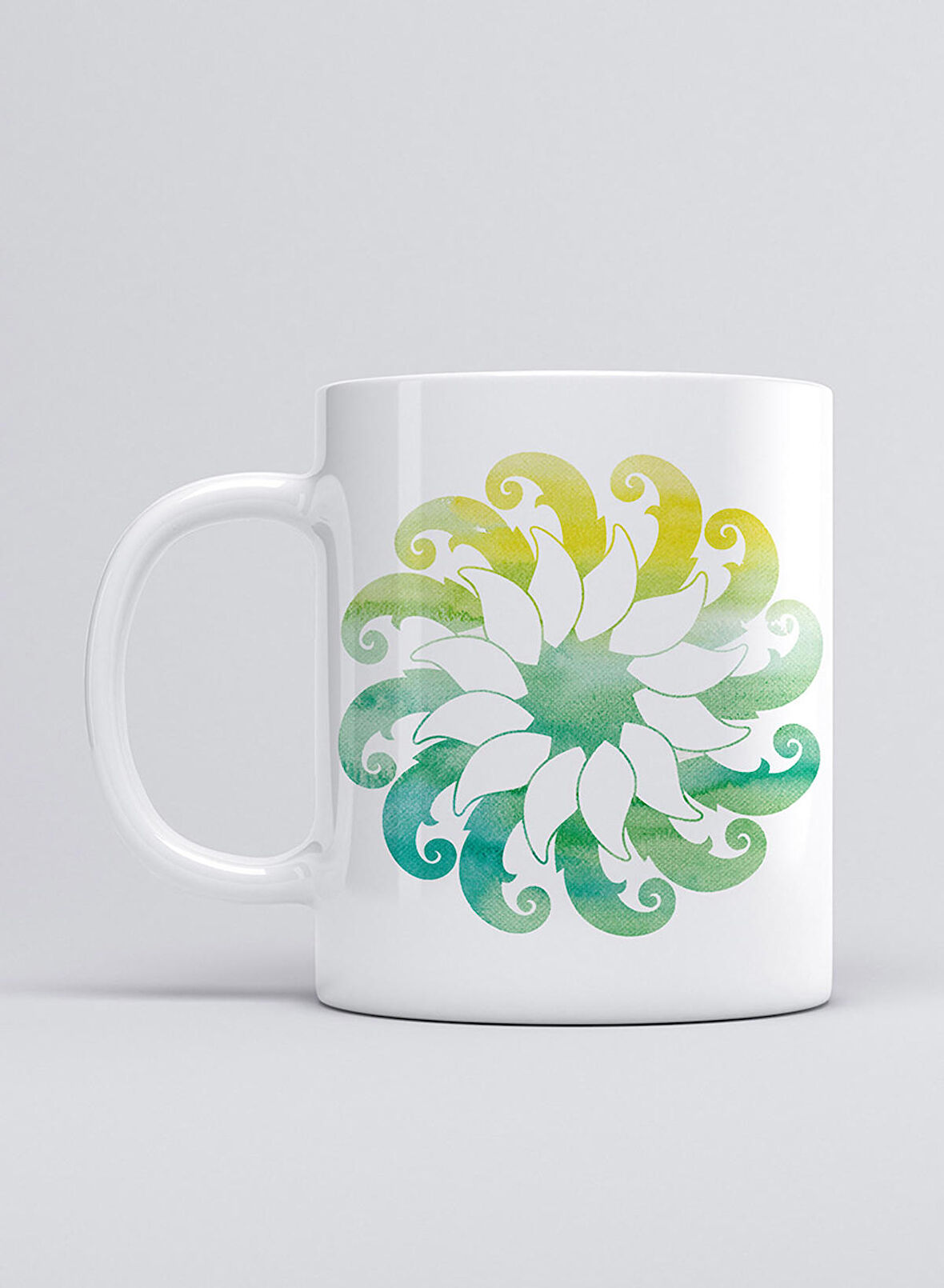 UADAC MANDALA GREEN 04 KUPA MUG