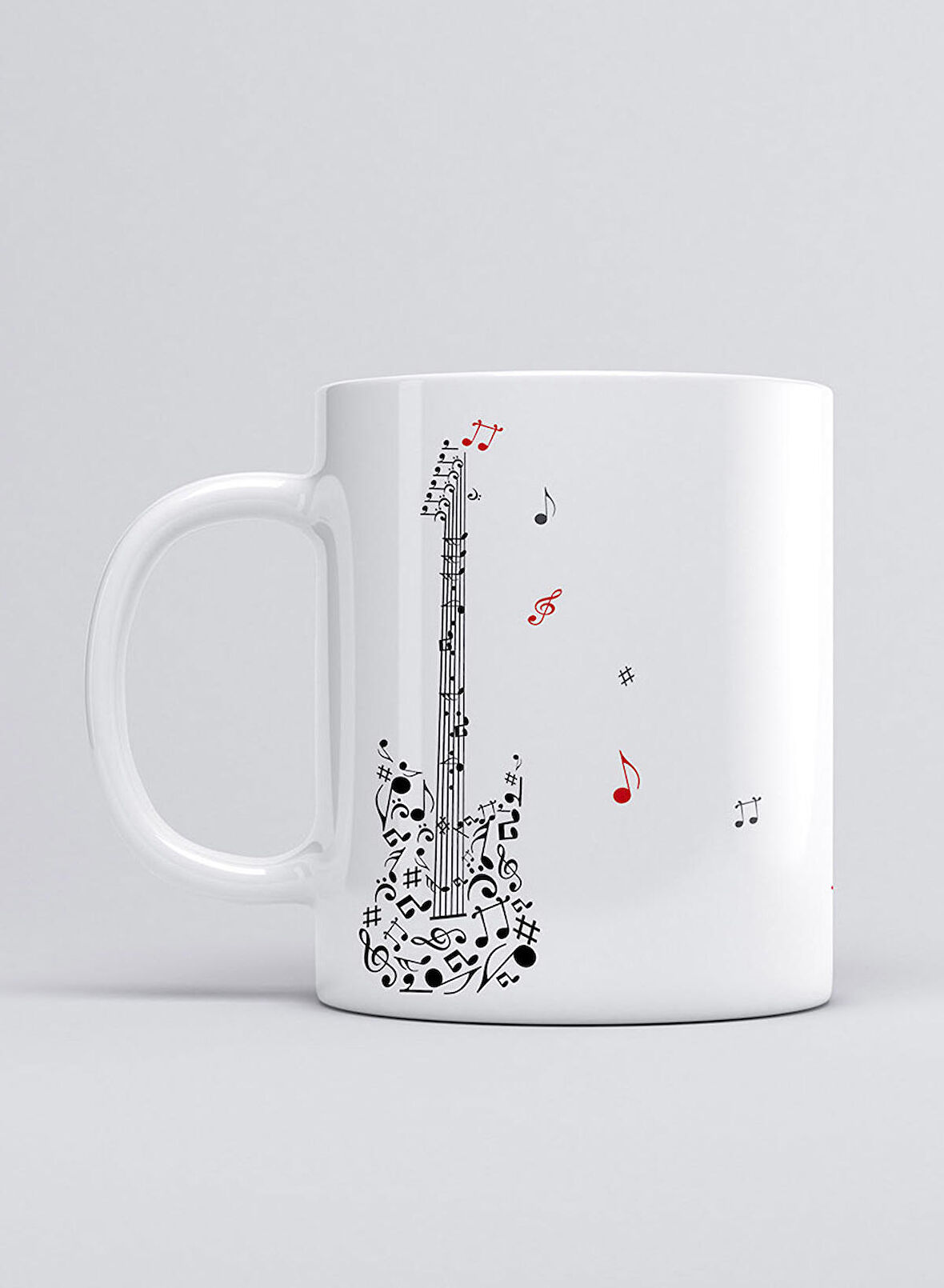 UADAC MÜZİK GUİTAR NOTES KUPA MUG