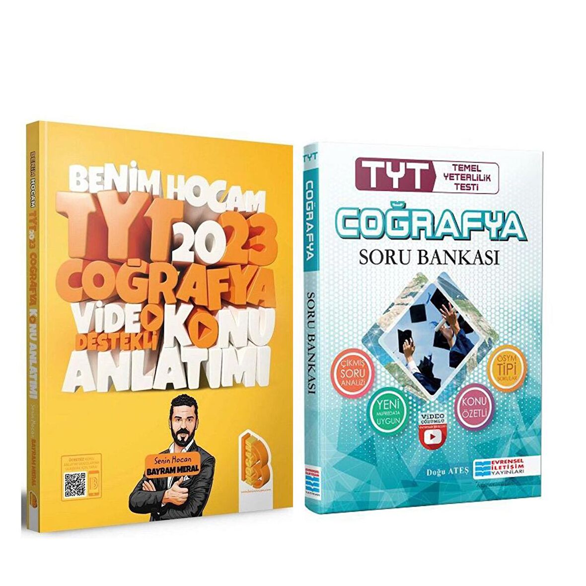 Benim Hocam 2023 TYT Coğrafya Konu ve Evrensel Soru Bankası Seti 2 Kitap