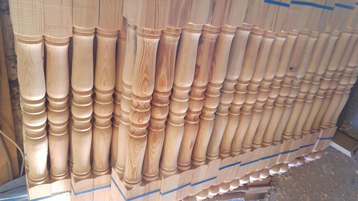 AHŞAP MERDİVEN KORKULUK 75 CM 10 LU SET