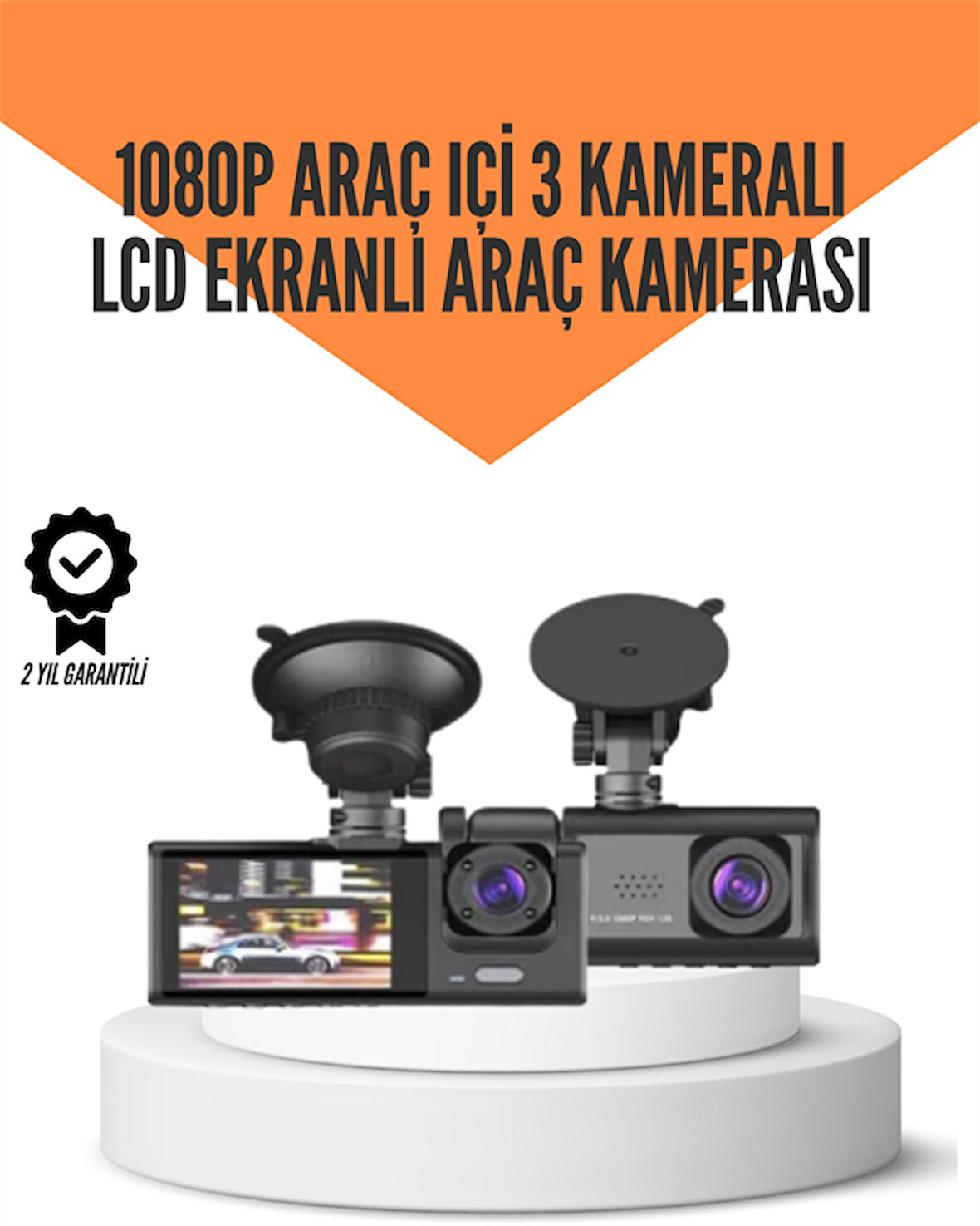 TA-01 LCD Ekranlı Gece Görüşlü Araç Kamerası