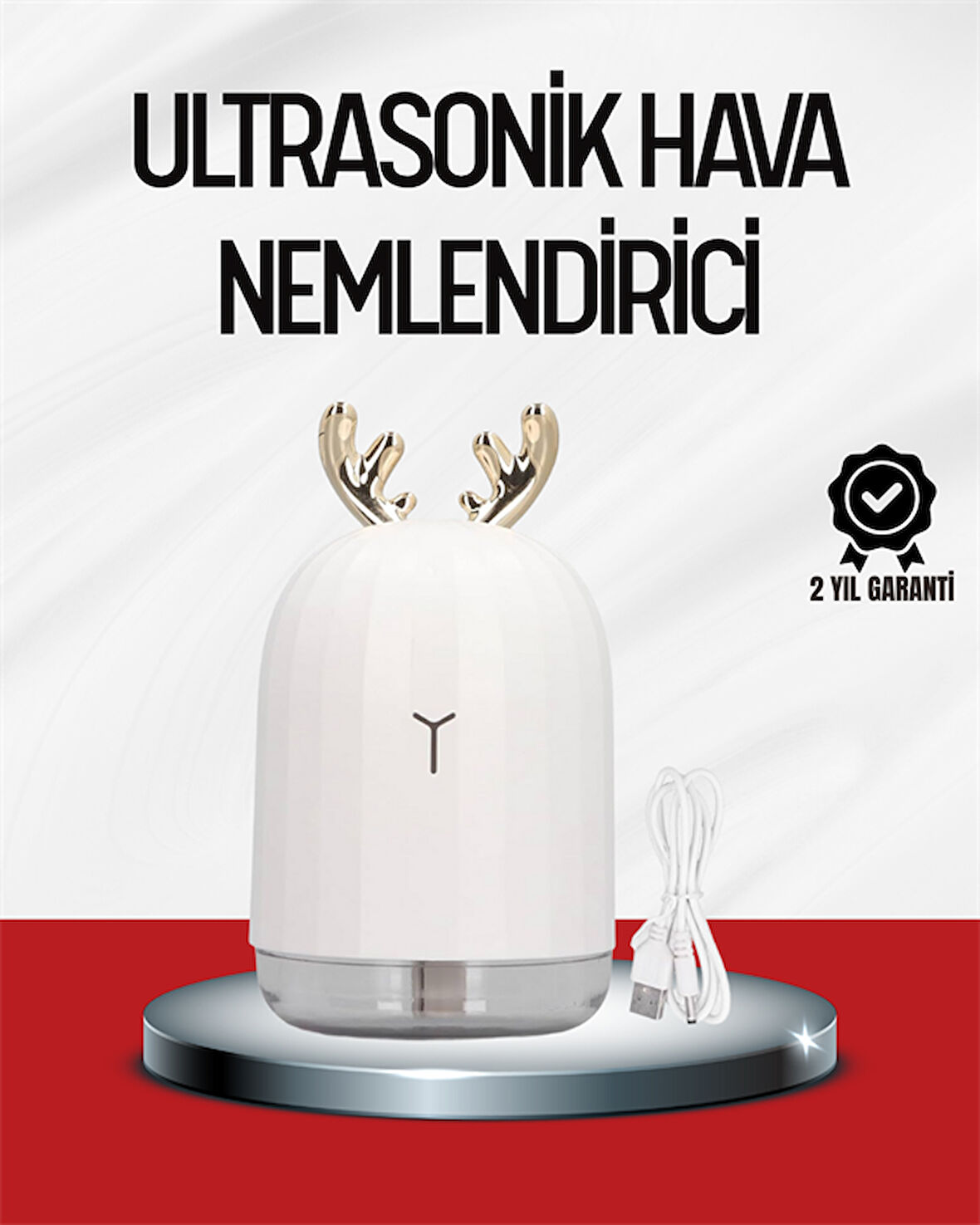 El Tipi USB Mini Soğuk Mist Nemlendirici 220 ml Tank