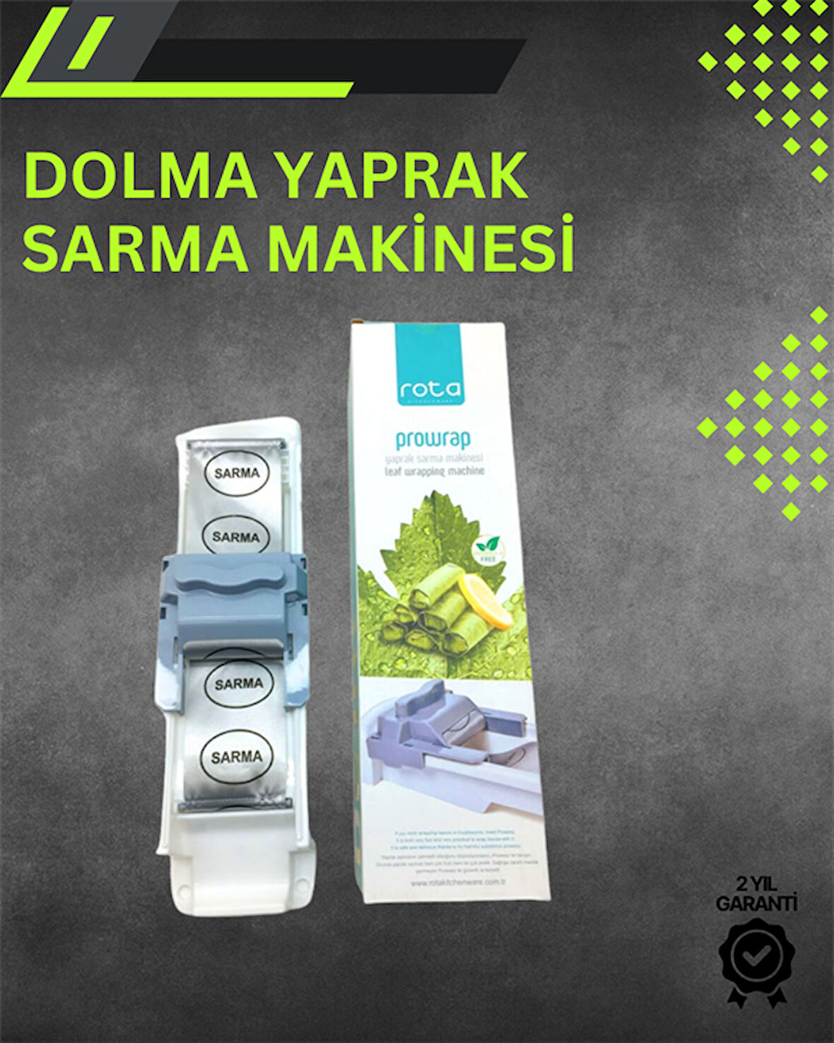 Manuel Yaprak Sarma Cihazı Gıdaya Uygun Kolay Temizlenebilir Tasarım