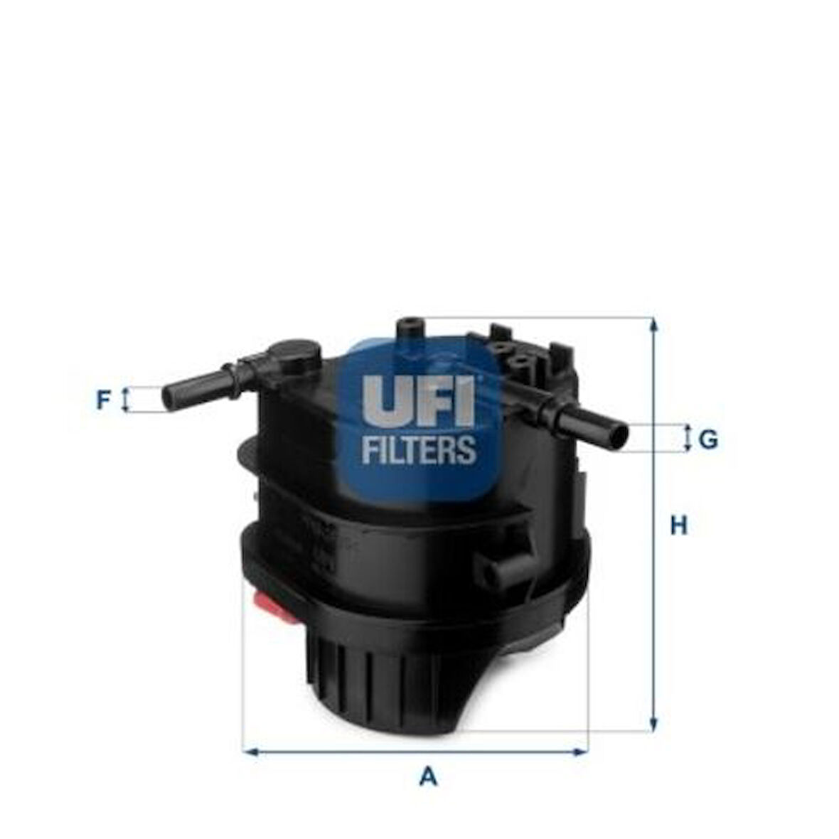Ufı 24.015.00 Yakıt Filtresi Oe-Sensörsuz Bipper Nemo P307 P207 P206 C3 C2 1.4 Hdı Fusıon Fıesta 1.4Tdcı