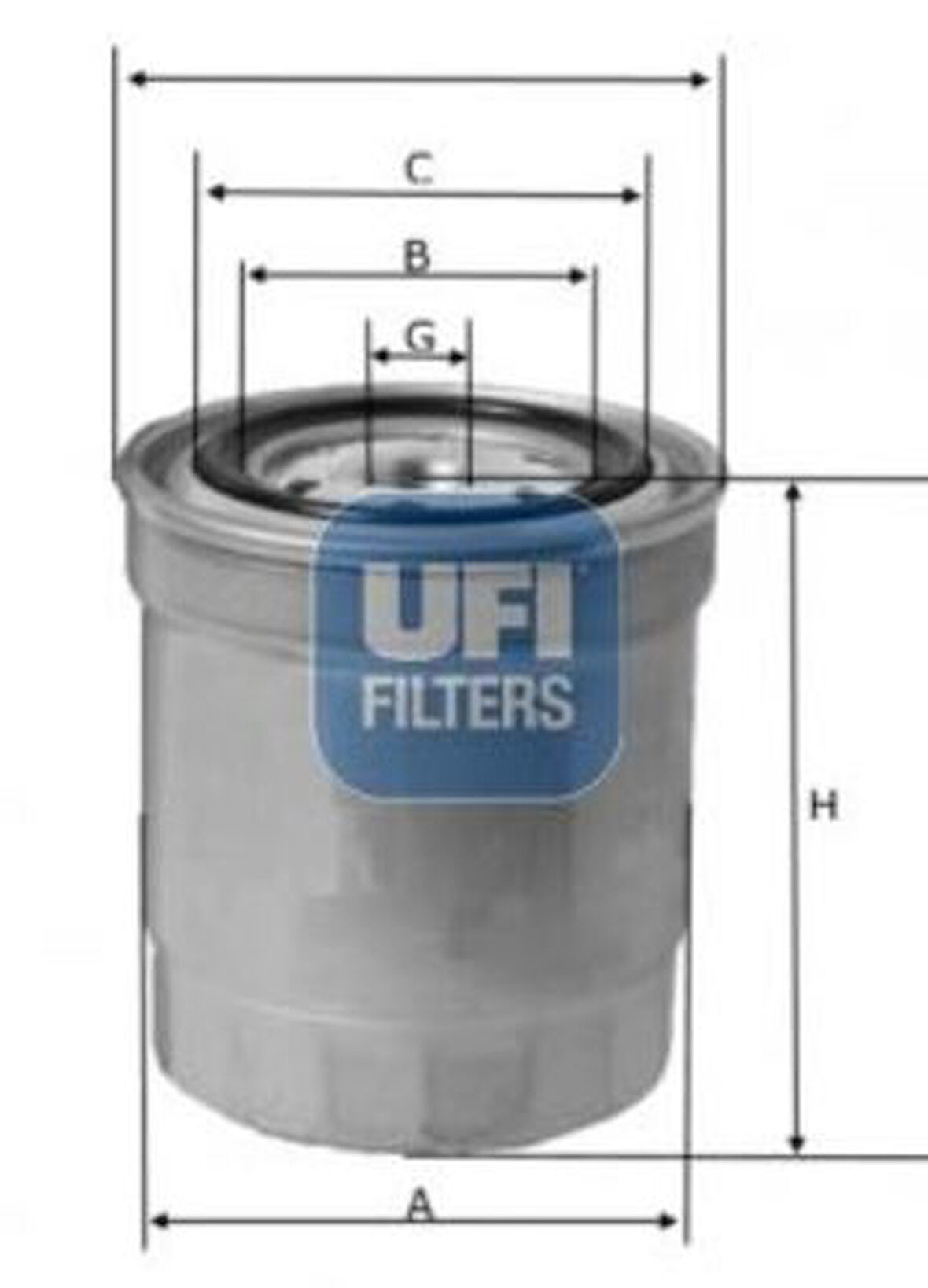 Ufı 24.083.00 Yakıt Filtresi