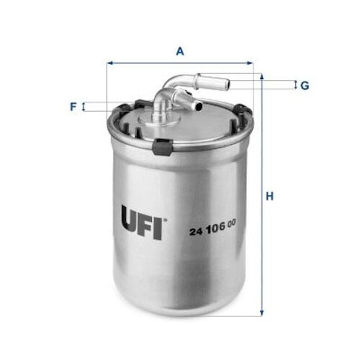 Ufı 24.106.00 Yakıt Filtresi Oe-Mazot Polo V Ibıza Fabıa II 1.2Tdı A1 2.0Tdı 10>