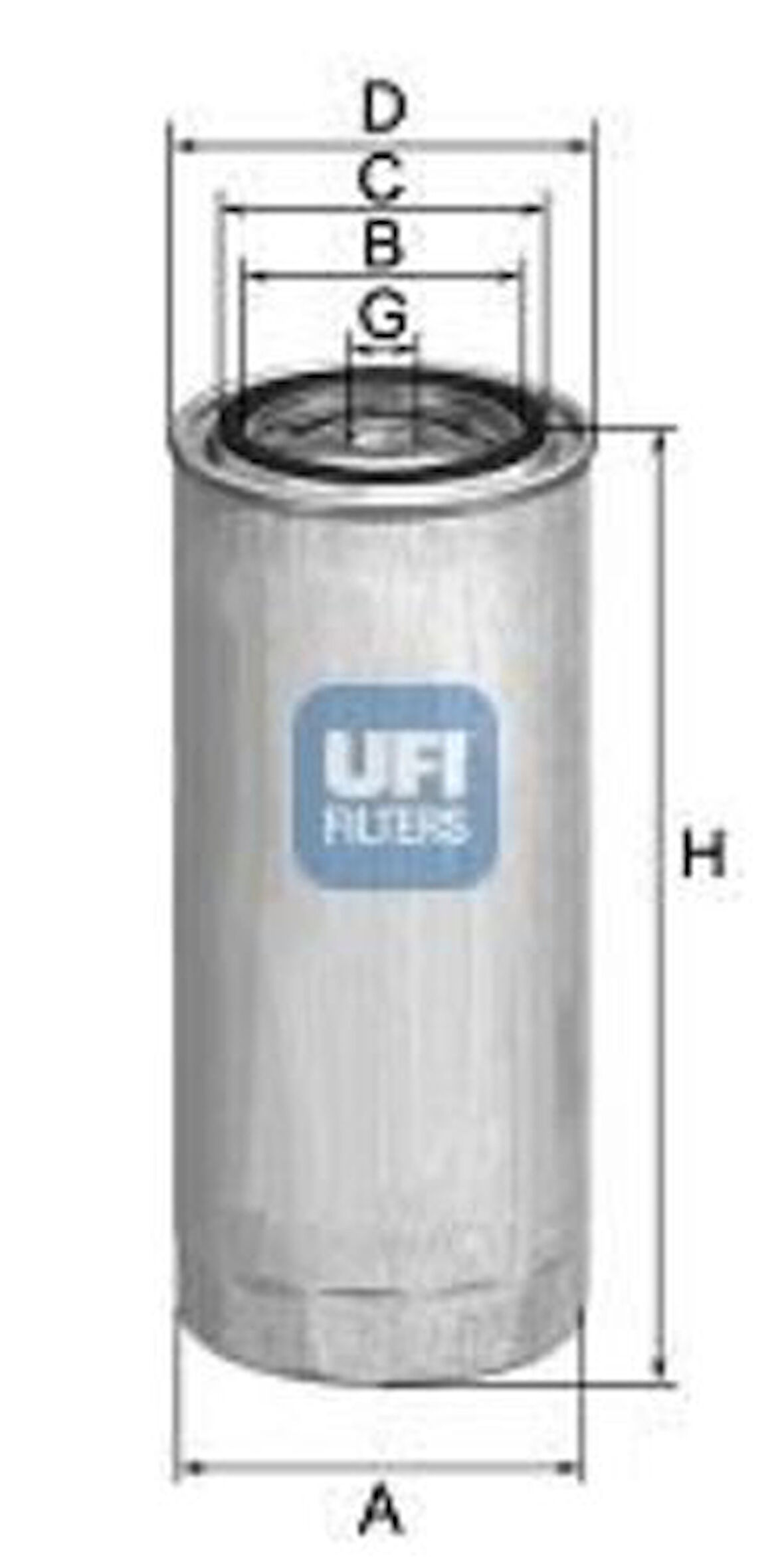 Ufı 24.141.00 Yakıt Filtresi