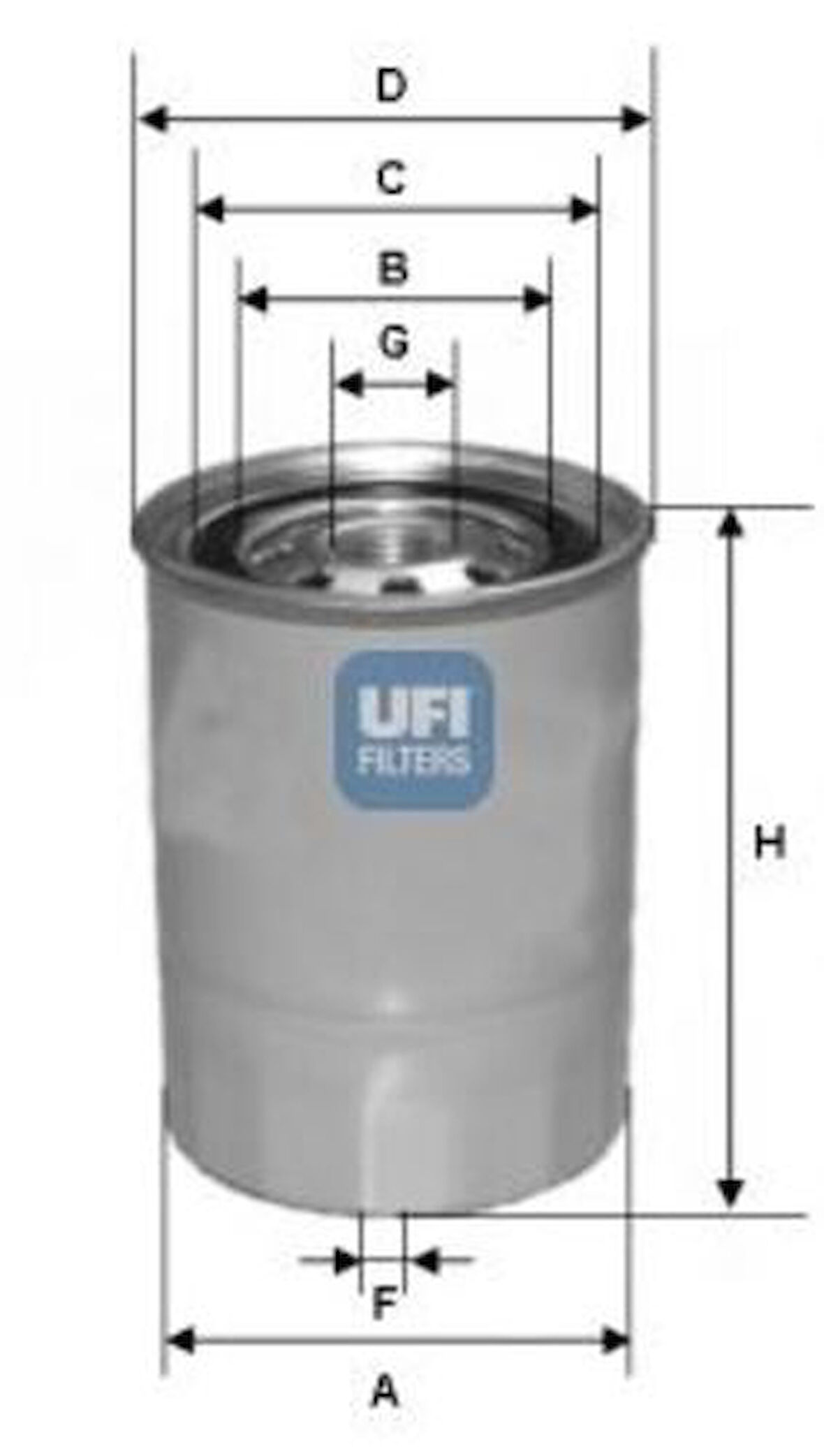 Ufı 24.327.00 Yakıt Filtresi