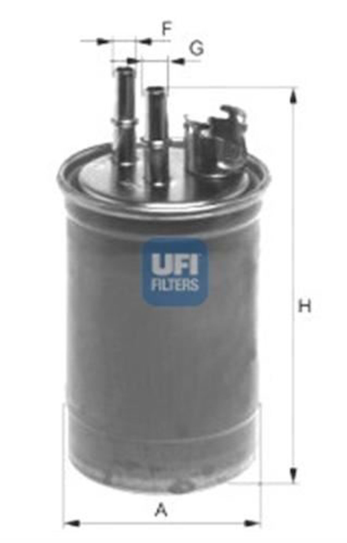 Ufı 24.409.00 Yakıt Filtresi Connet 75Hp-Fıesta 1.8 Dı 00-03 Focus 1.8 Dı-Tddı 98-04 75 Hp