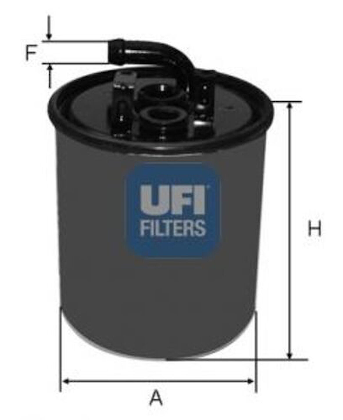 Ufı 24.416.00 Yakıt Filtresi Mercedes Om668 Om611 W168 W414 W638 B901 B905