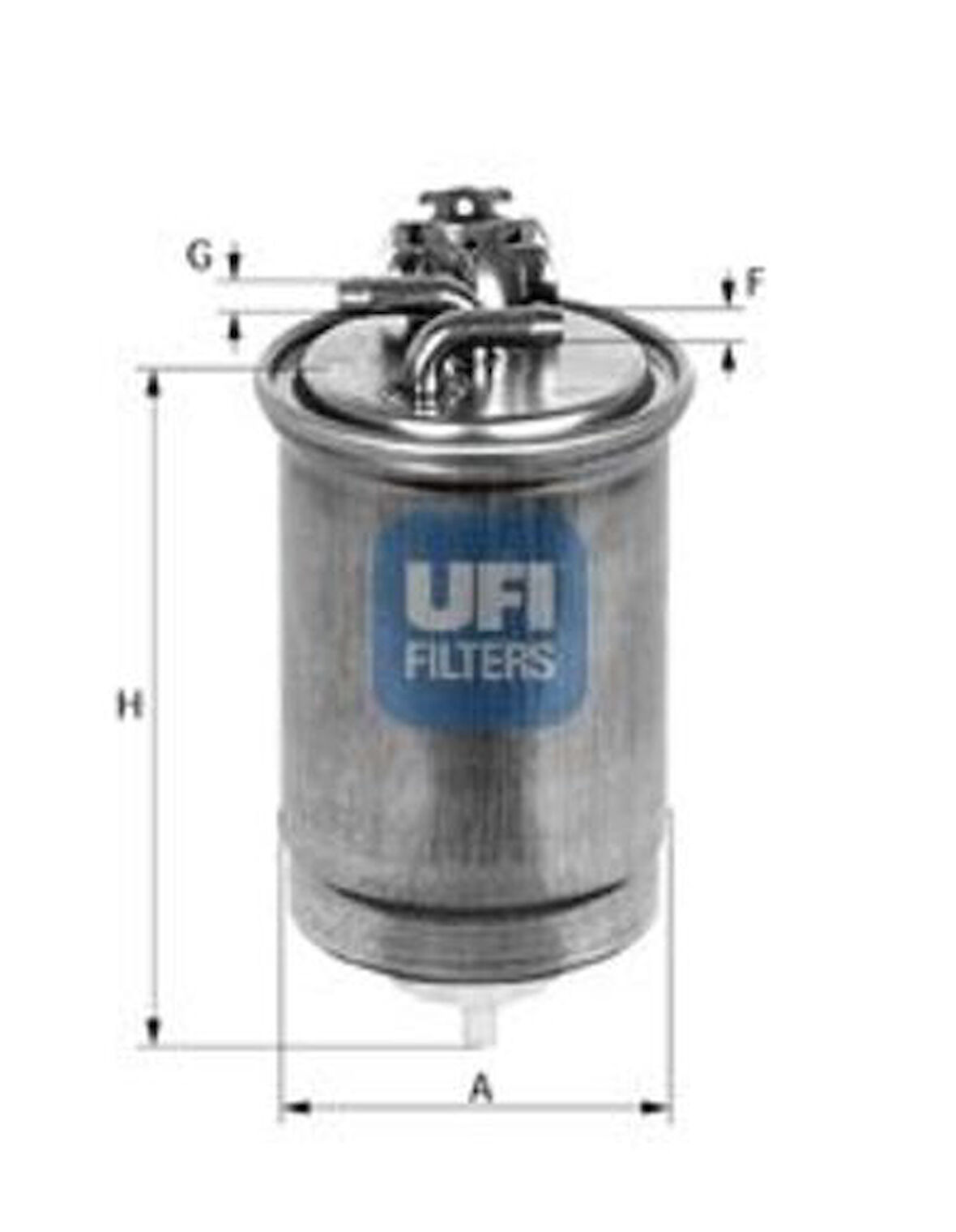 Ufı 24.424.00 Yakıt Filtresi Passat 00-05 A4 02-04 A6 97-05 A8 00-02 2.5 TDI Oe