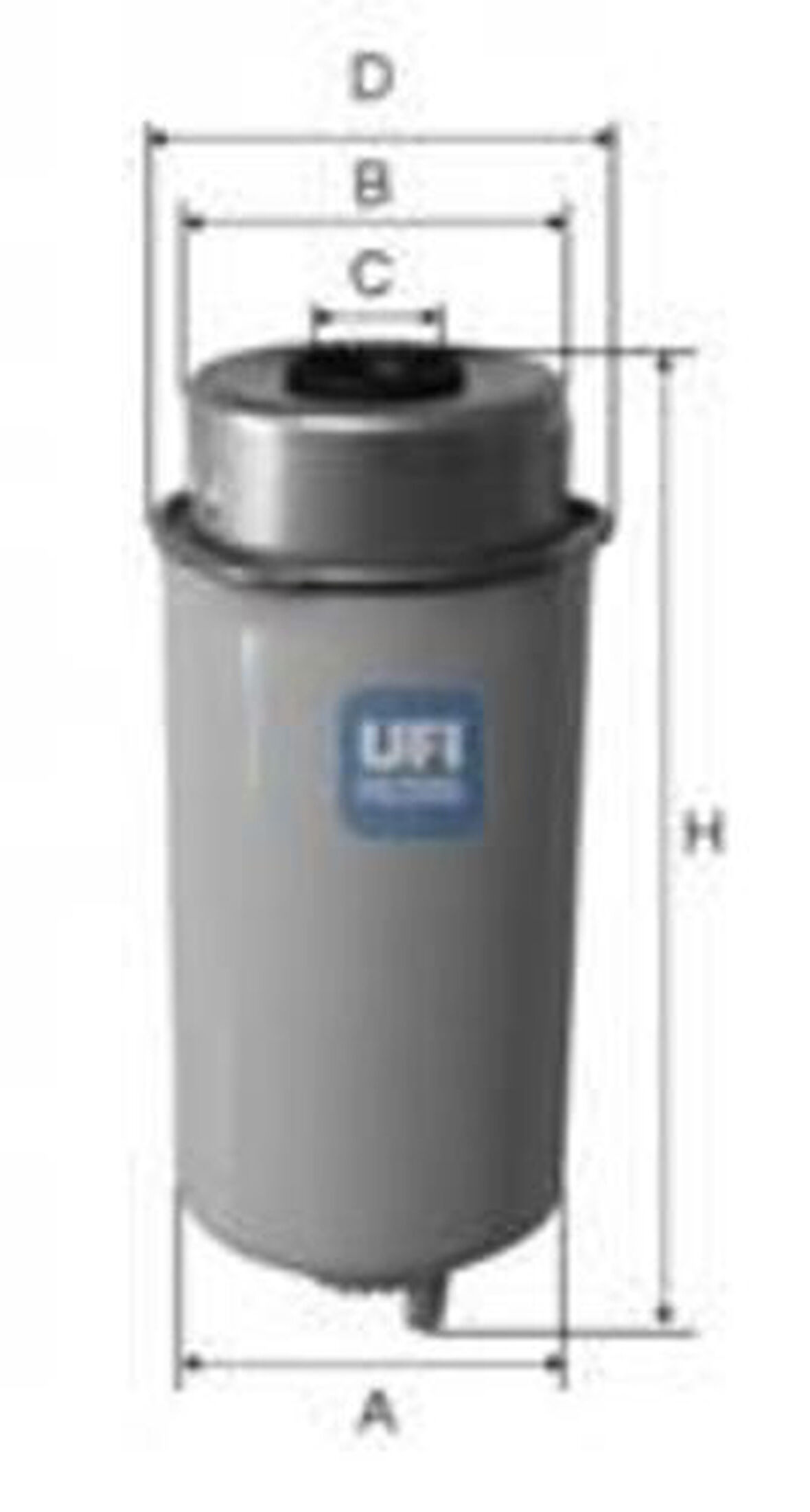 Ufı 24.456.00 Yakıt Filtresi Yenı Ford Transıt V347 2007 125Hp Wk8157