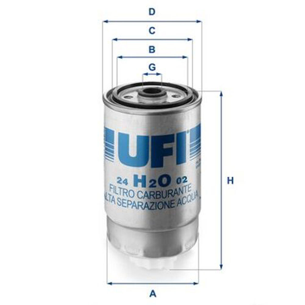 Ufı 24.H2O.02 Yakıt Filtresi