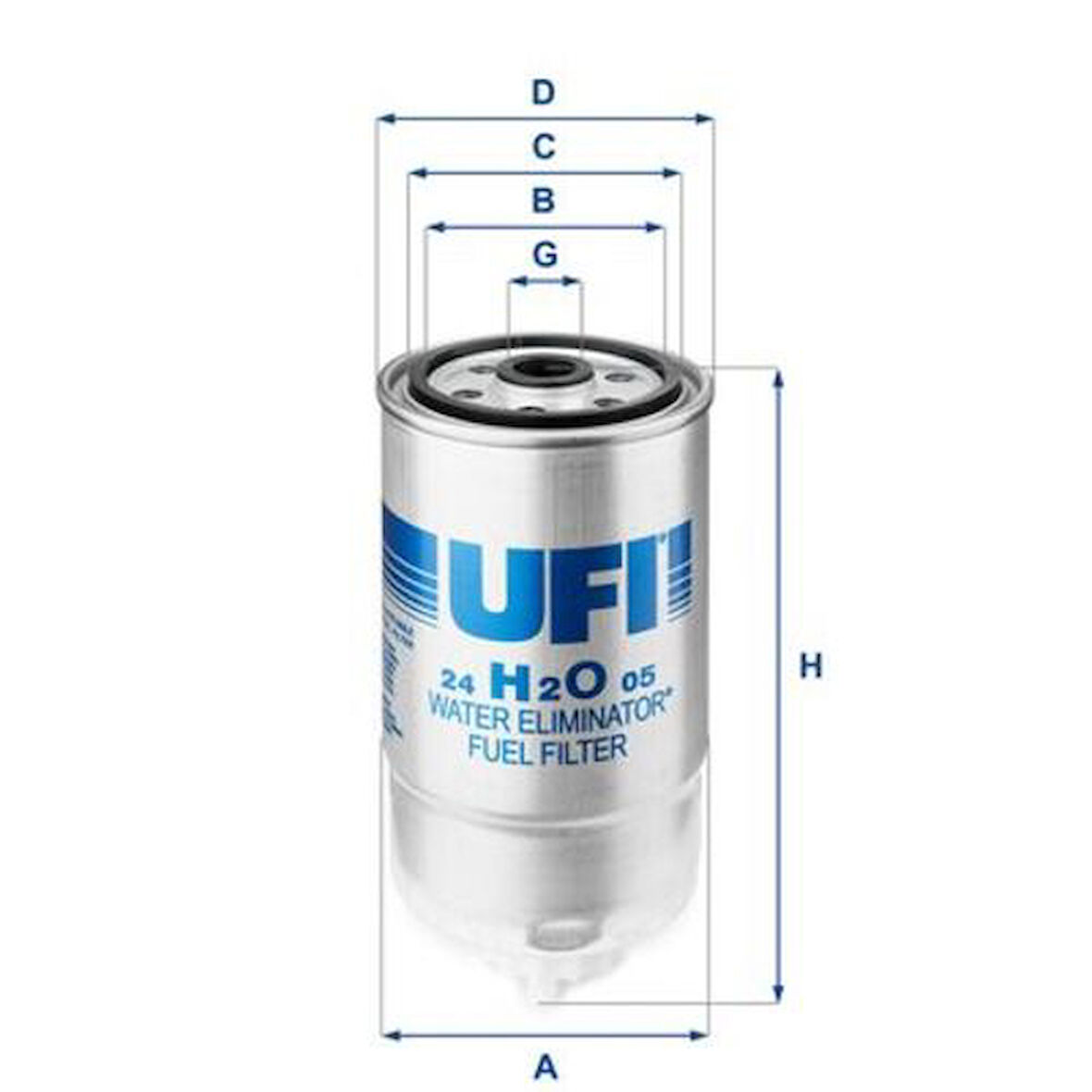 Ufı 24.H2O.05 Yakıt Filtresi