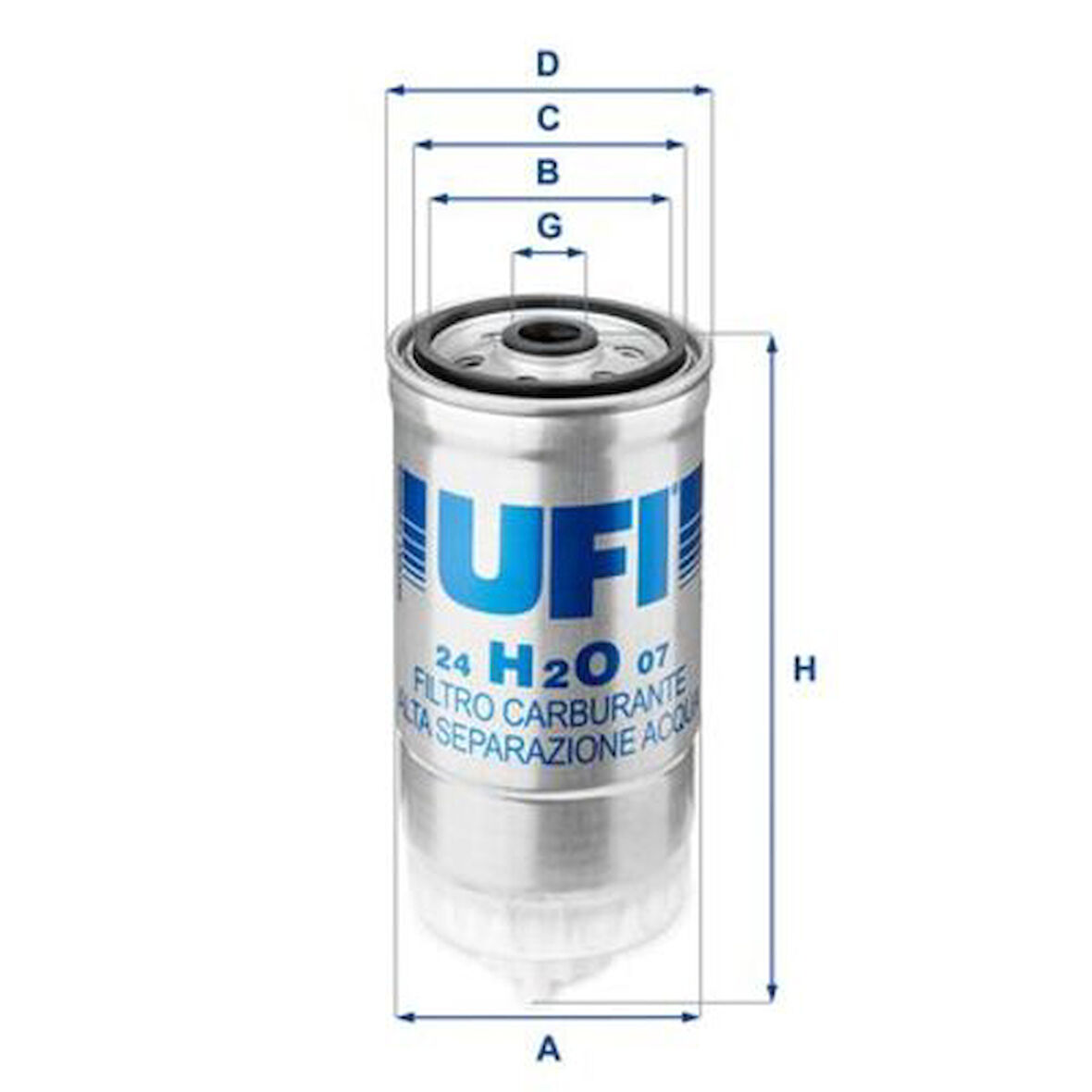 Ufı 24.H2O.07 Yakıt Filtresi