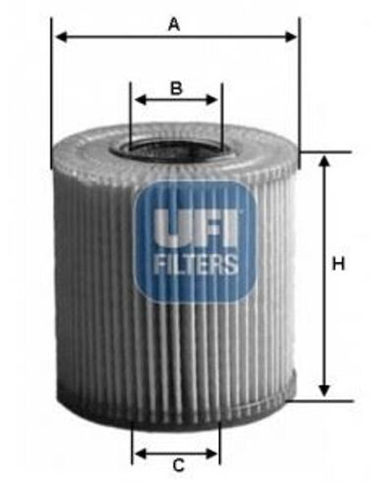 Ufı 25.081.00 Yağ Filtresi Daf Cf85 05>13 Xf105 05> Cf 410 17> 460 13> Xf 410 460 12> Temsa Safır 09> Safarı 10>