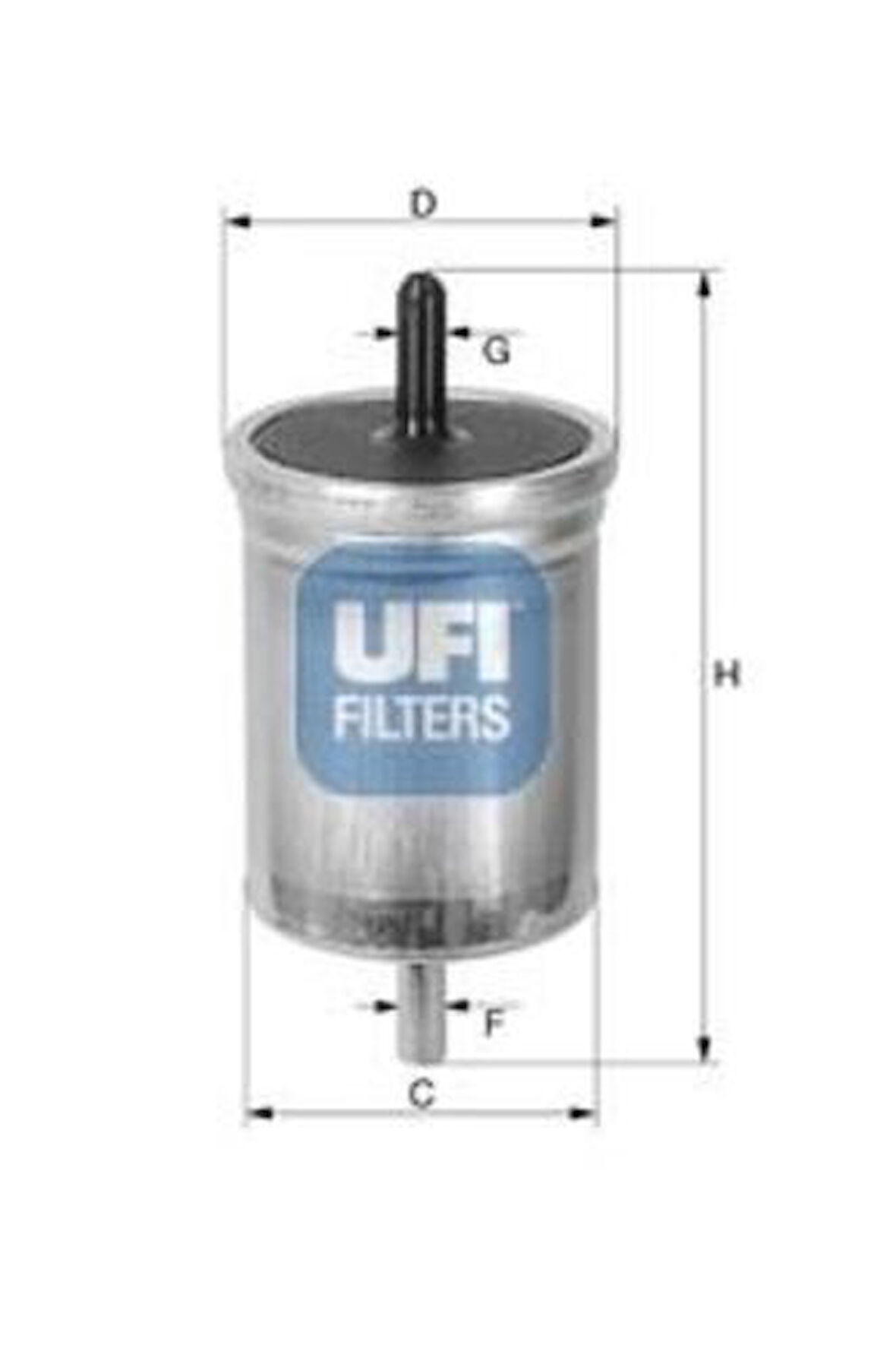 Ufı 31.562.00 Benzin Filtresi Megane 1.4 1.6 2.0Ie 96>