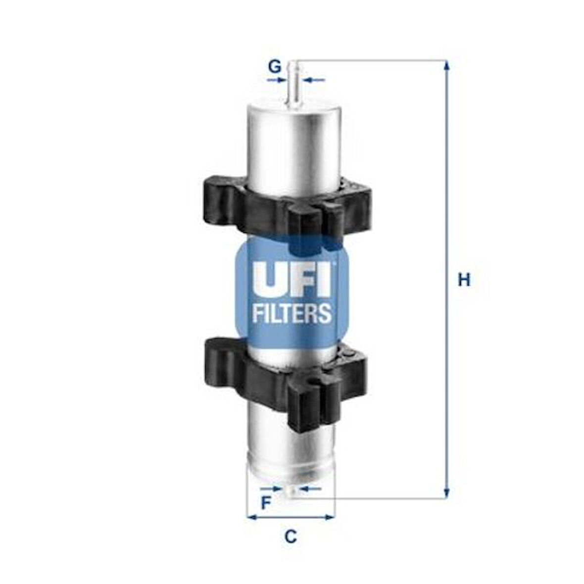Ufı 31.824.00 Yakıt Filtresi Bmw M47 M57 E46 01>04