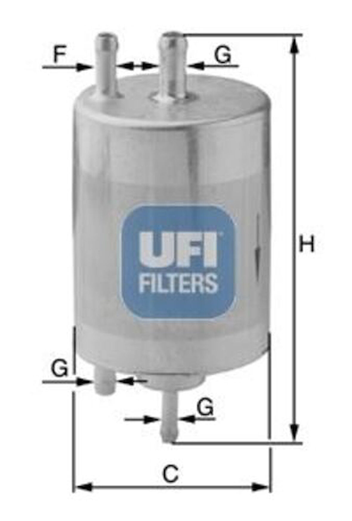 Ufı 31.958.00 Yakıt Filtresi A4 Avant Quattro 01>08 1.8T Bfb