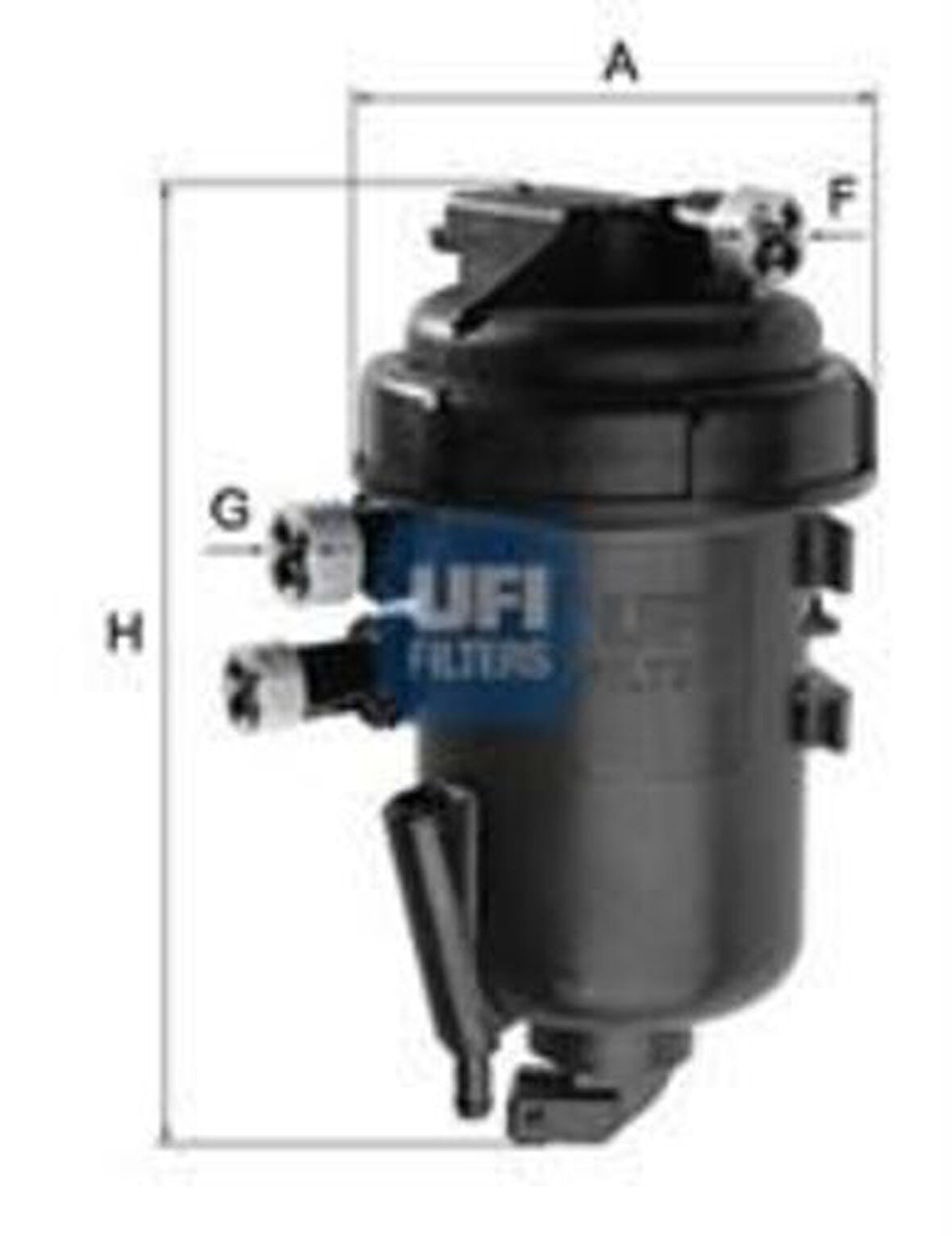 Ufı 55.114.00 Yakıt Filtresi Corsa C-Combo-Merıva 1.3 Cdtı 16V Oe