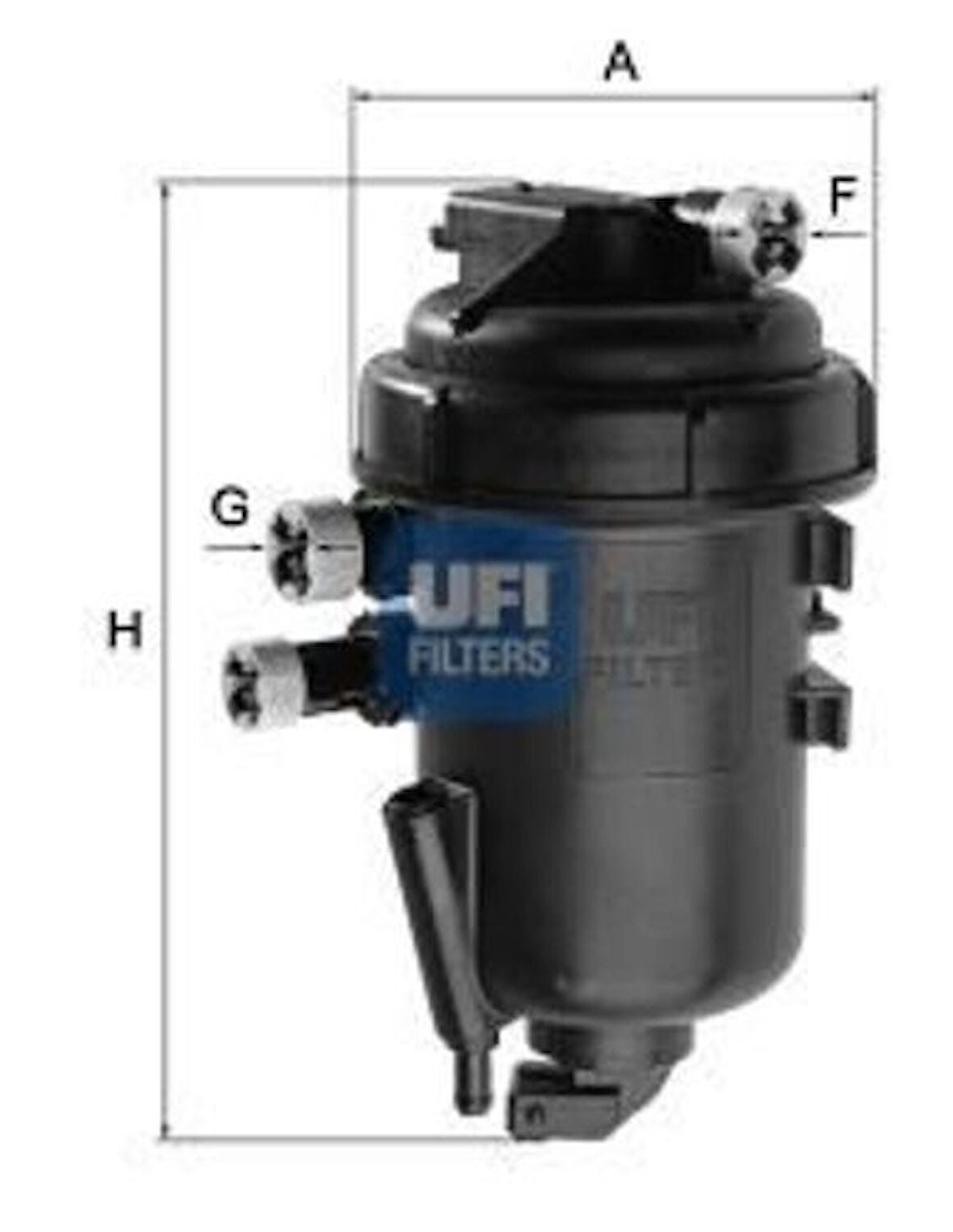Ufı 55.147.00 Yakıt Mazot Filtresi Boxer-Jumper 2.2Hdı 06 100 120Bg Ducato 2.2D 100Bg
