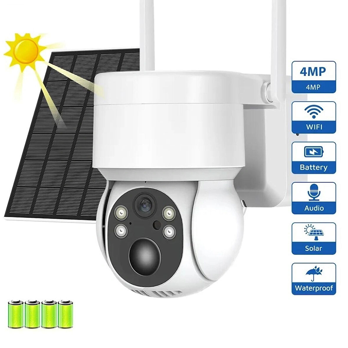 İcsee Wifi Solar PTZ Kamera