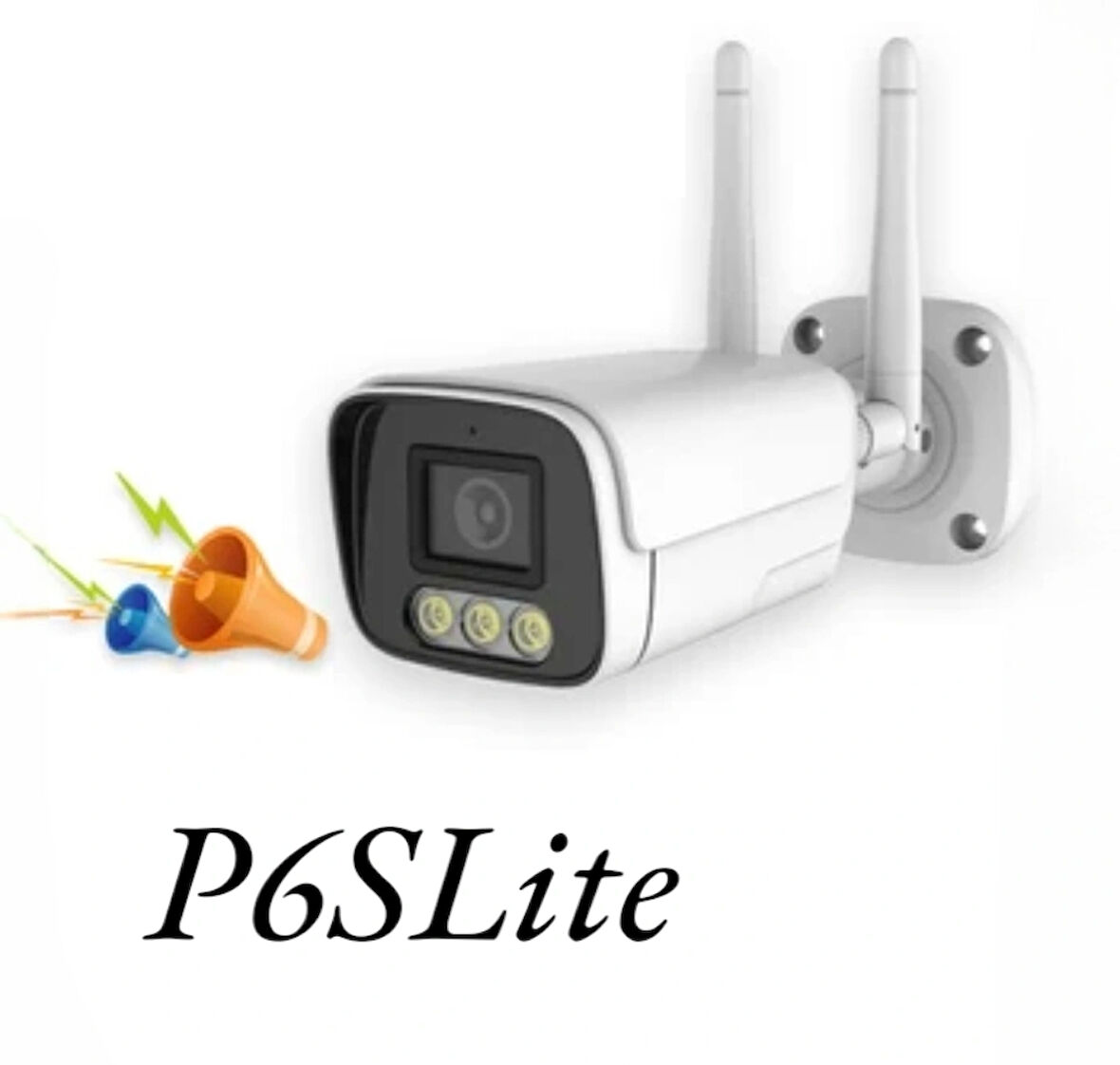 Metal Kasa P6SLite Yazılım 1080P Sabit Wifi Kamera