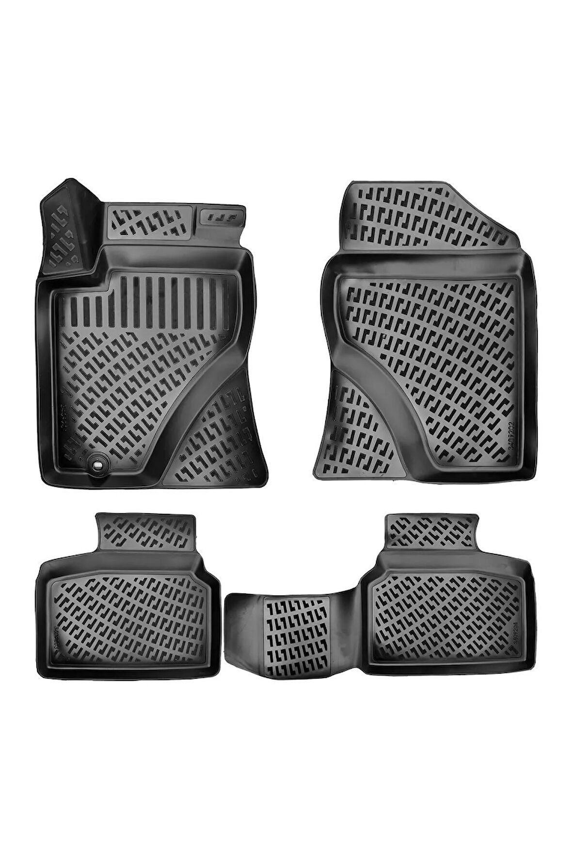 Toyota Avensis 2009 eski kasa Araca Özel Tasarım 3D Havuzlu Paspas