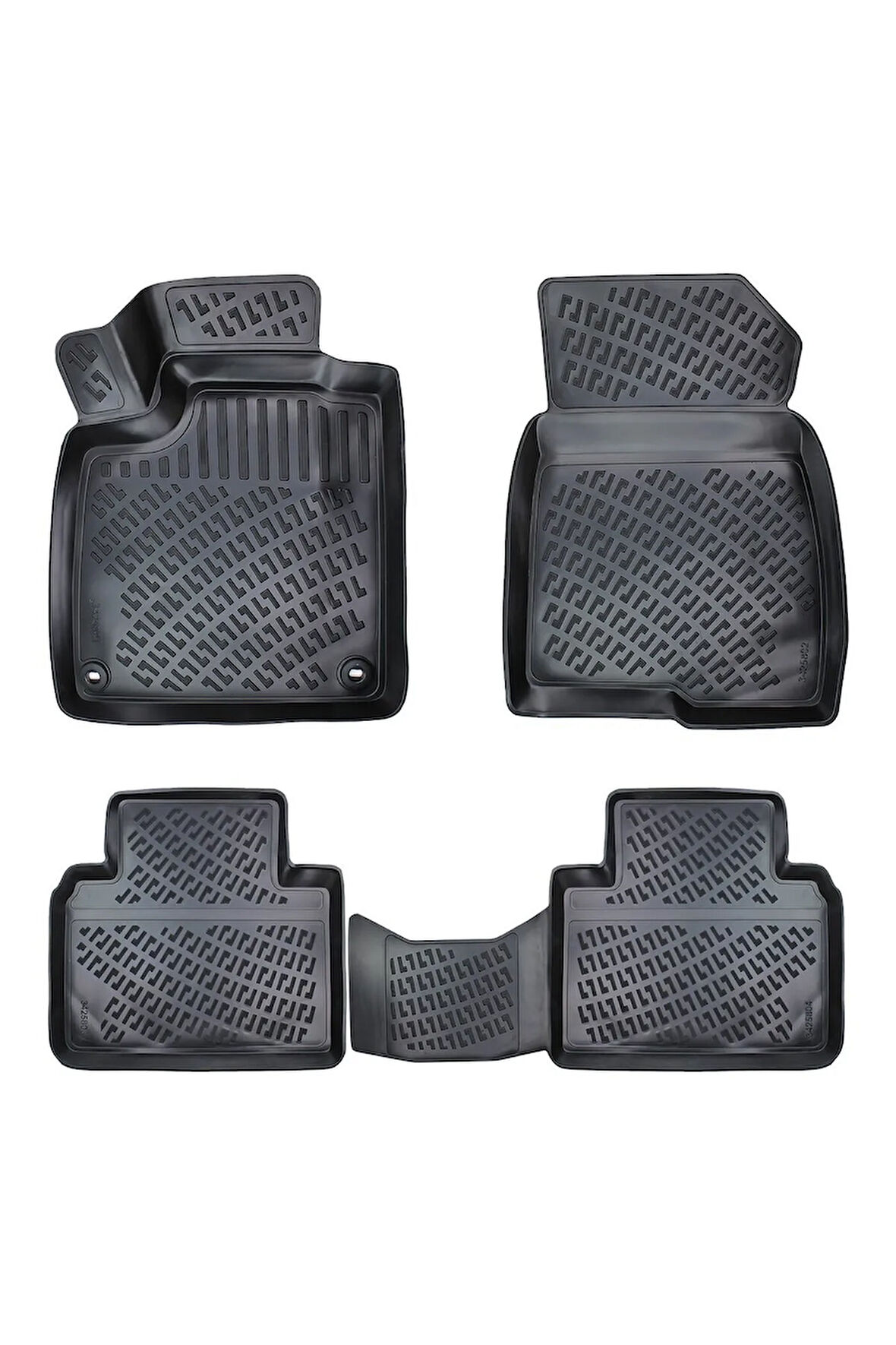 Honda Accord 2018 Araca Özel Tasarım 3D Havuzlu Paspas