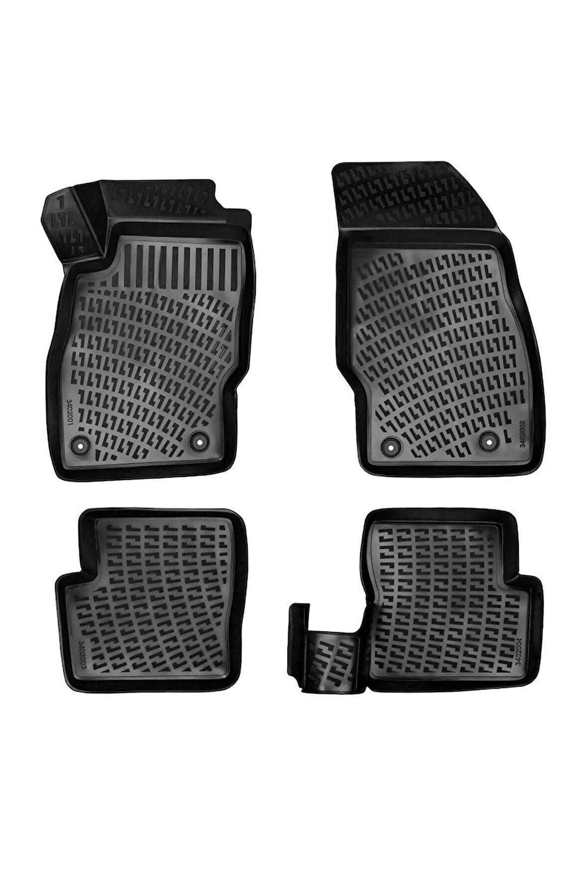 Opel Corsa E 2014 Araca Özel Tasarım 3D Havuzlu Paspas