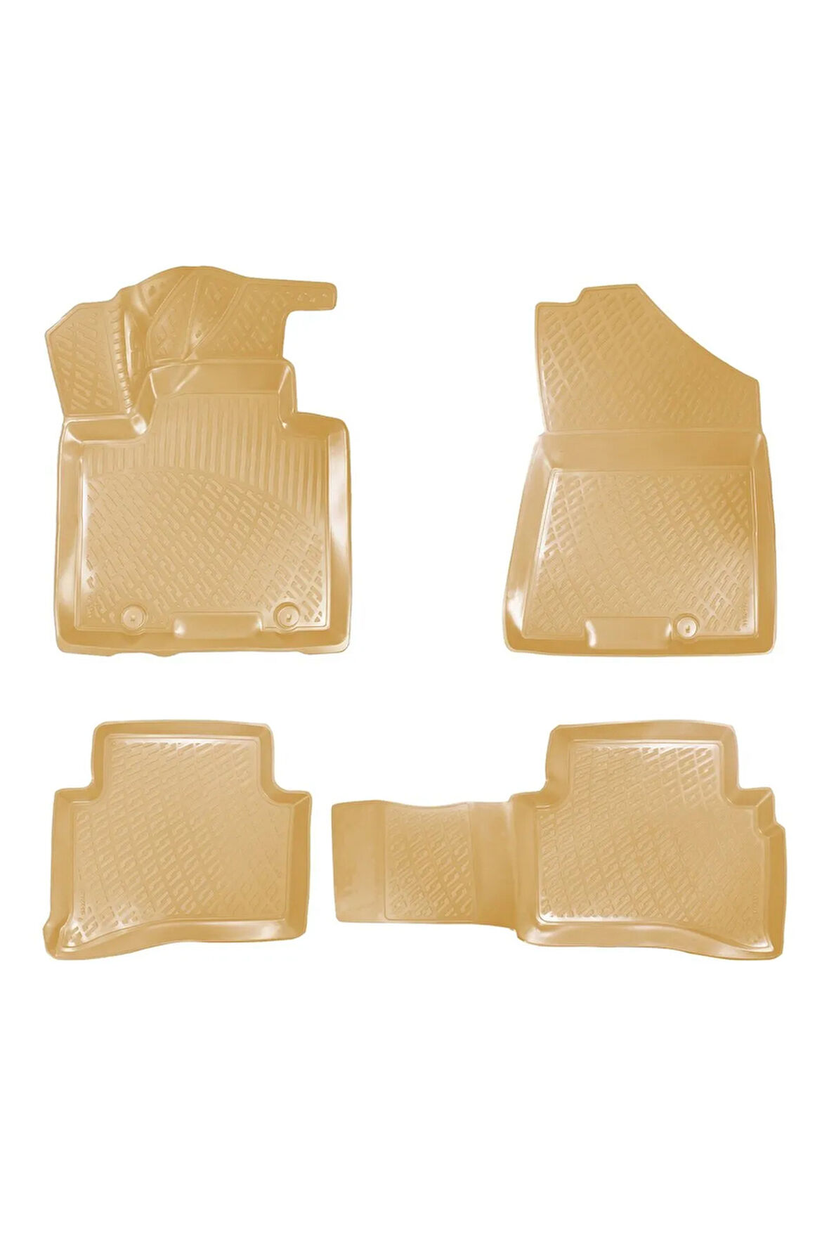 Hyundai Tucson 2018 Araca Özel Tasarım 3D Havuzlu Bej Paspas