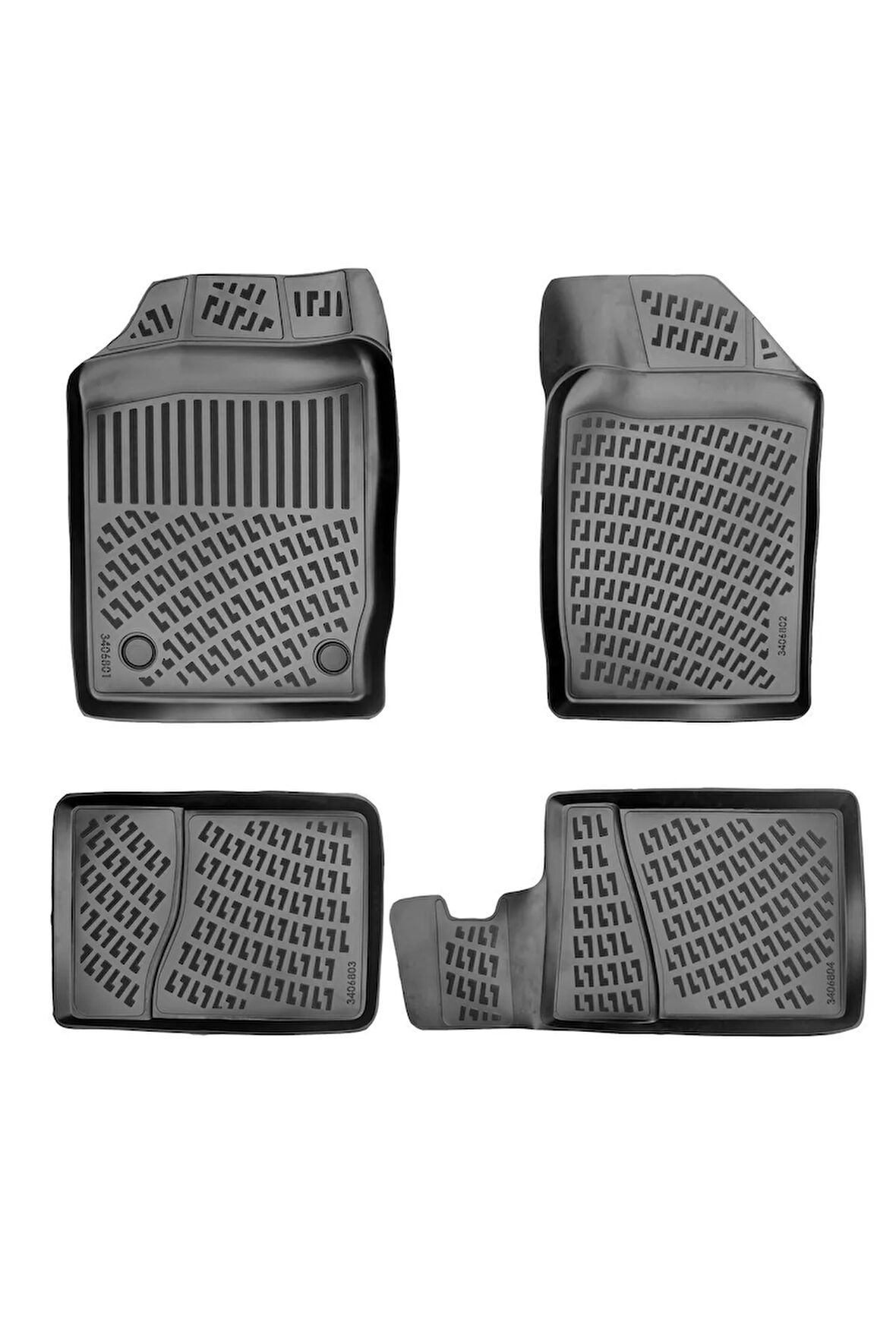 Renault Symbol 2008 yeni kasa Araca Özel Tasarım 3D Havuzlu Paspas