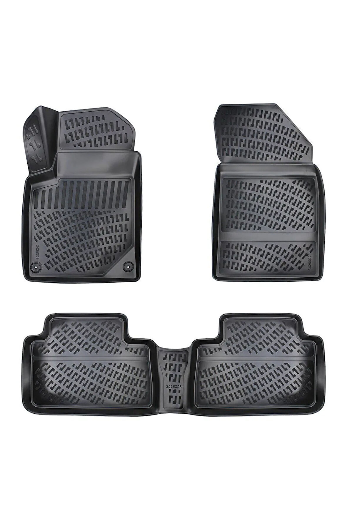 Peugeot 407 2005 Araca Özel Tasarım 3D Havuzlu Paspas