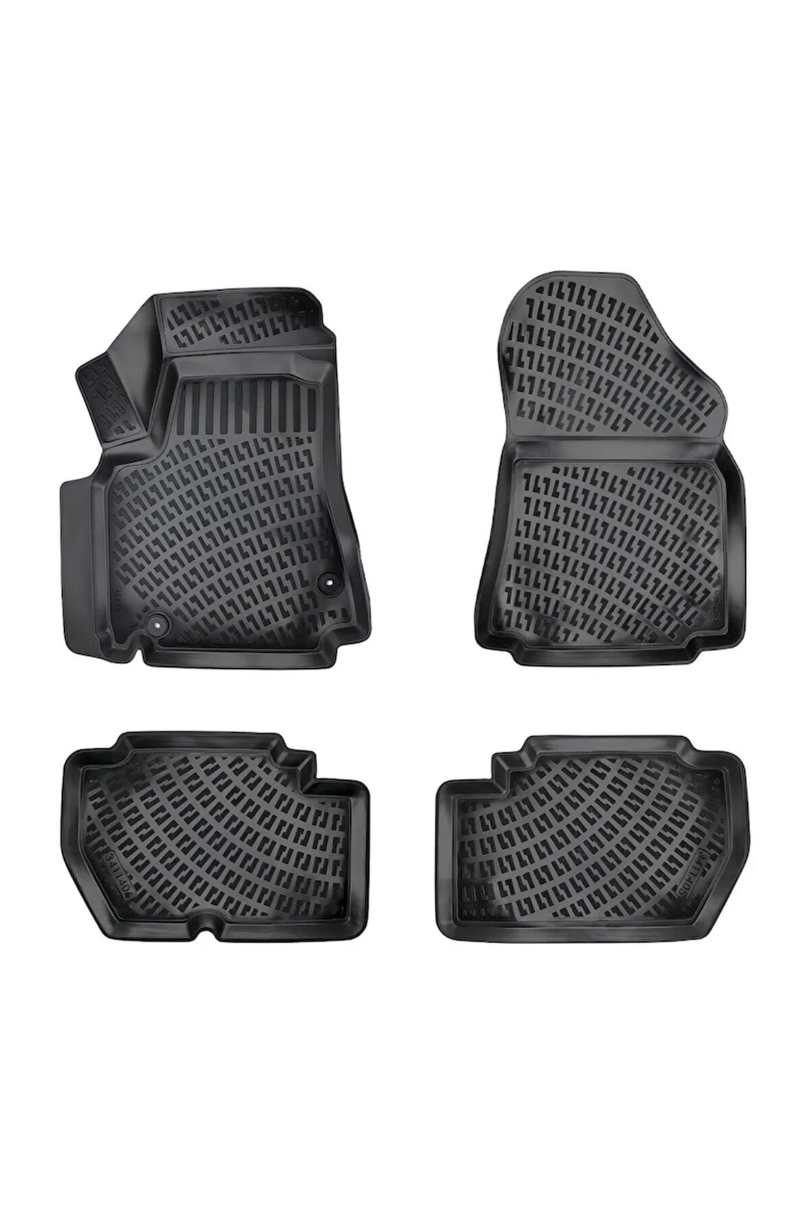 Peugeot Partner Tepe 110 HP 2018 Araca Özel Tasarım 3D Havuzlu Paspas