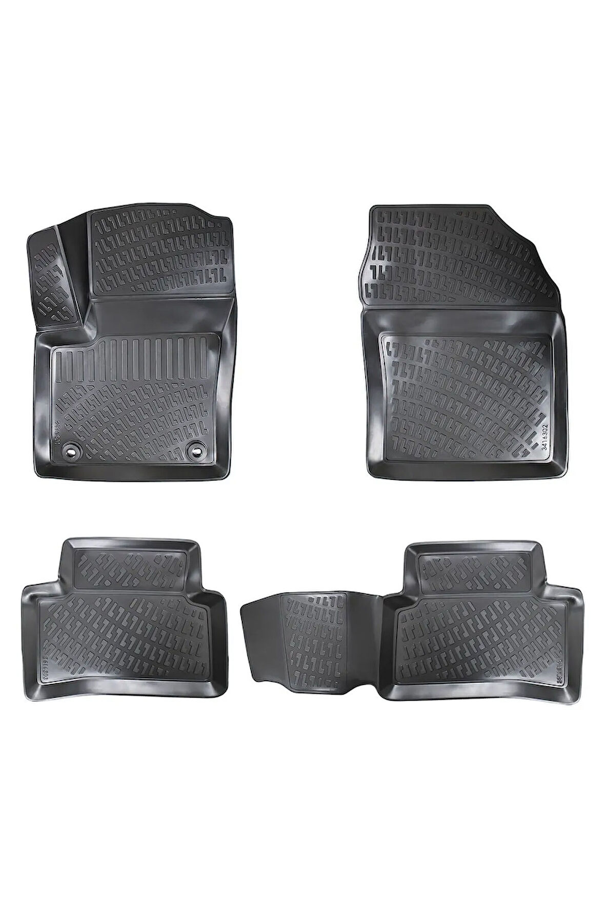 Toyota C-HR 2018 Araca Özel Tasarım 3D Havuzlu Paspas