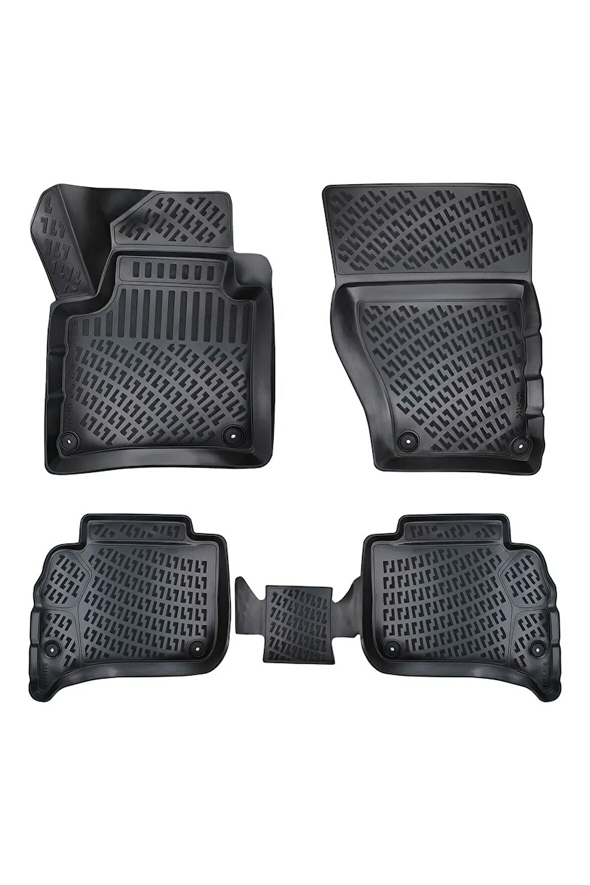 Porsche Cayenne 2020 Araca Özel Tasarım 3D Havuzlu Paspas