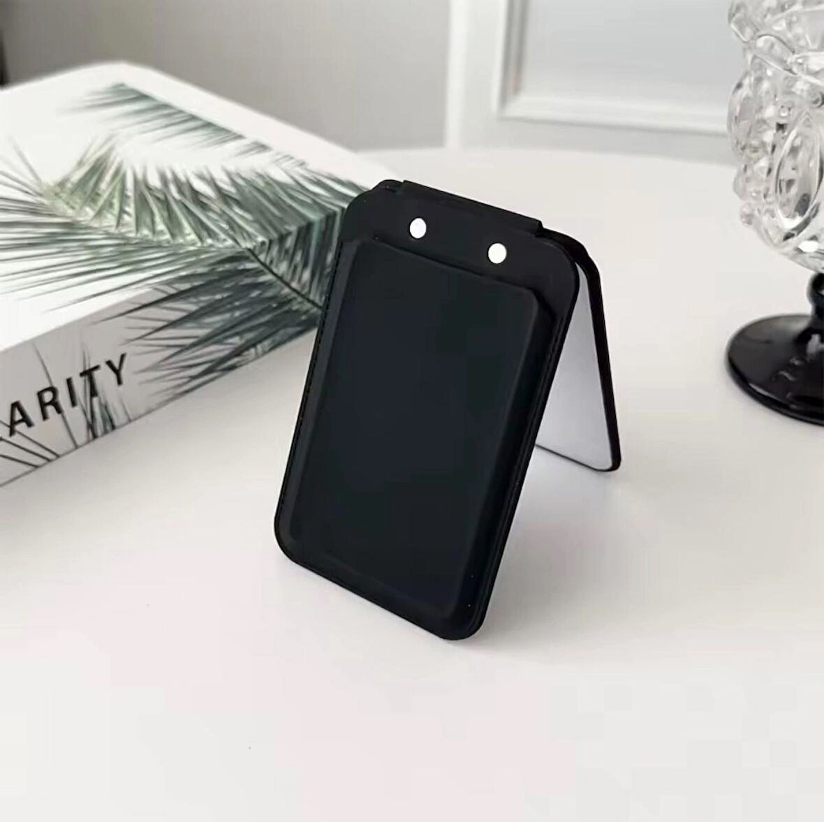 Apple iPhone 12 Pro Max Uyumlu Aynalı Magsafe Kartlık