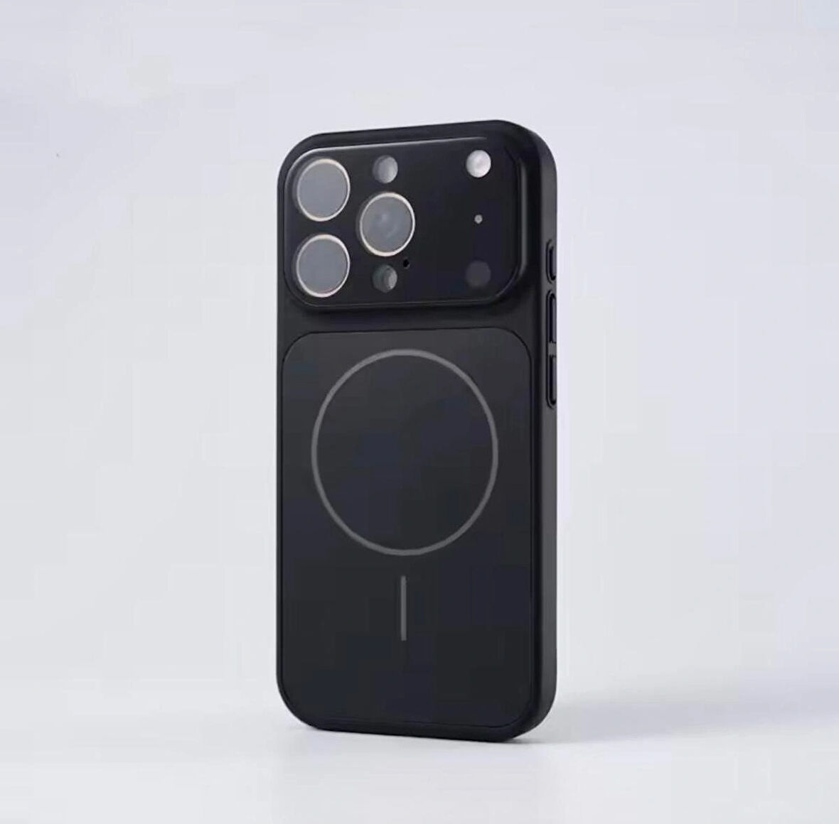 Apple iPhone 11 Uyumlu MagSafe Kılıf – 17 Pro Max Kamera Görünümlü Lens Korumalı Kapak