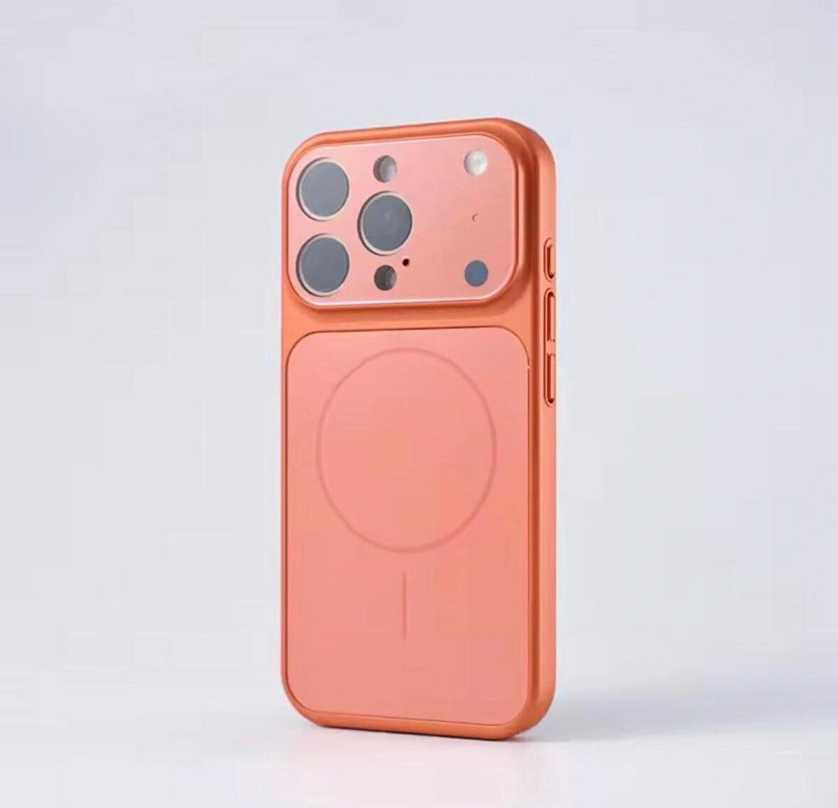 Apple iPhone 16 Pro Uyumlu MagSafe Kılıf – 17 Pro Max Kamera Görünümlü Lens Korumalı Kapak