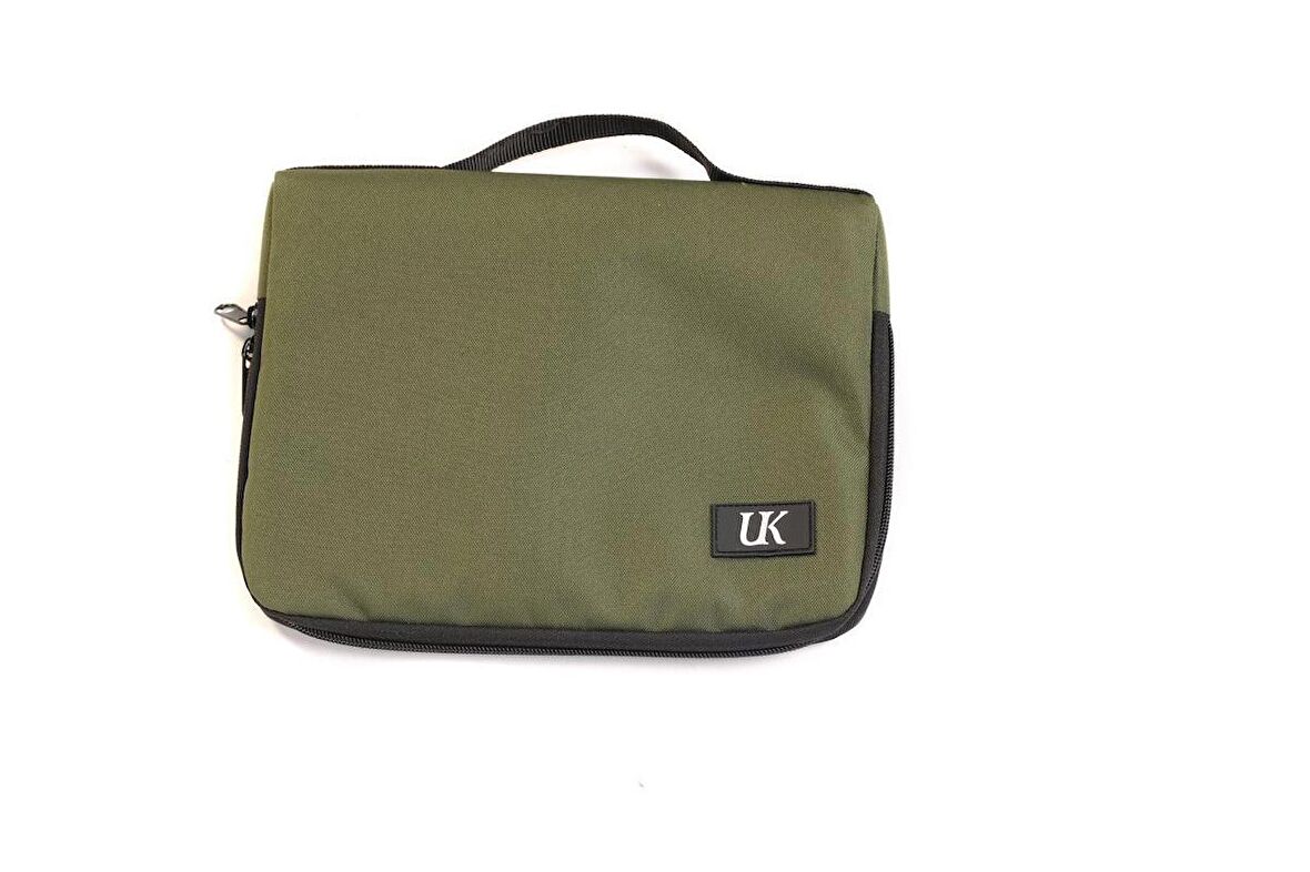 UK Samsung Galaxy Tab Active 3 SM-T577 Uyumlu Tablet Koruyucu Kılıf Çanta Haki