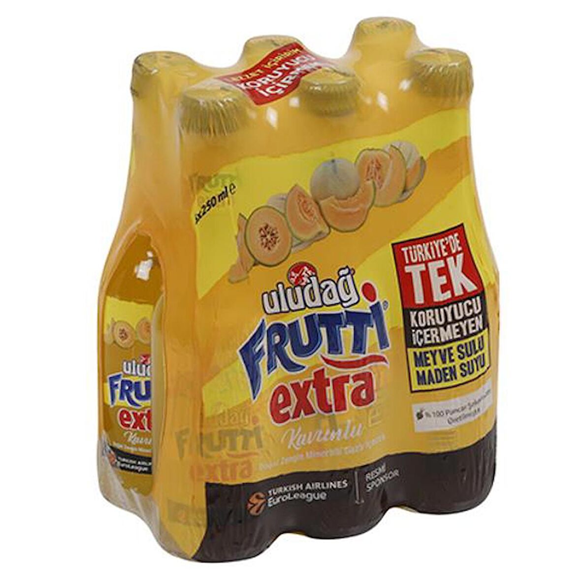 Uludağ Frutti Extra Kavunlu 250 Ml X 6 Adet