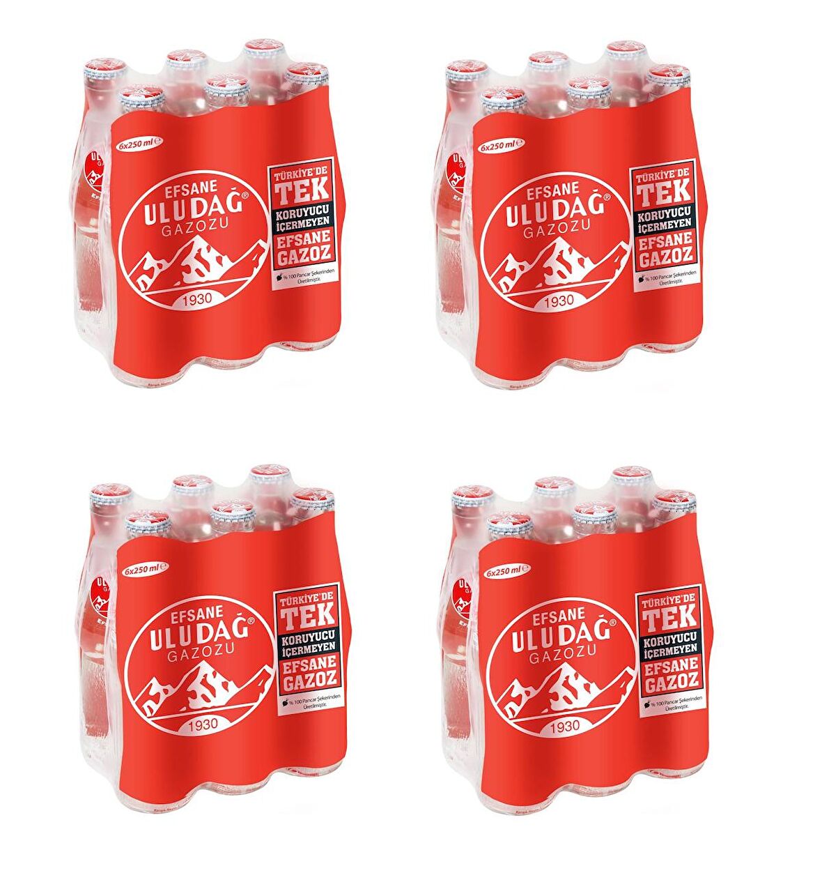 Uludağ Efsane Gazozu 250 Ml X 24 Adet