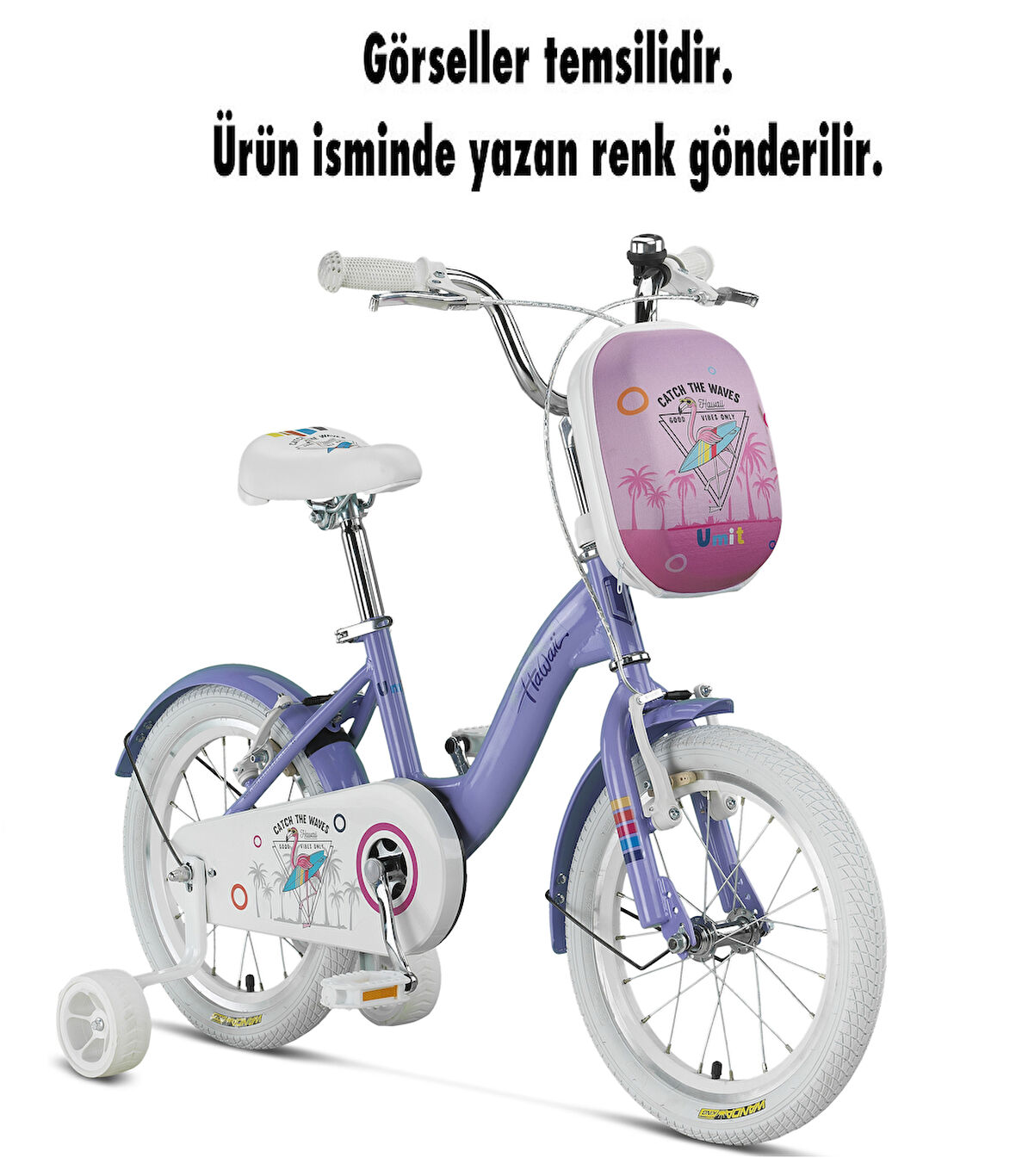 Ümit 2025 Hawaii Kız Çocuk Bisikleti 20 Jant Sky Blue